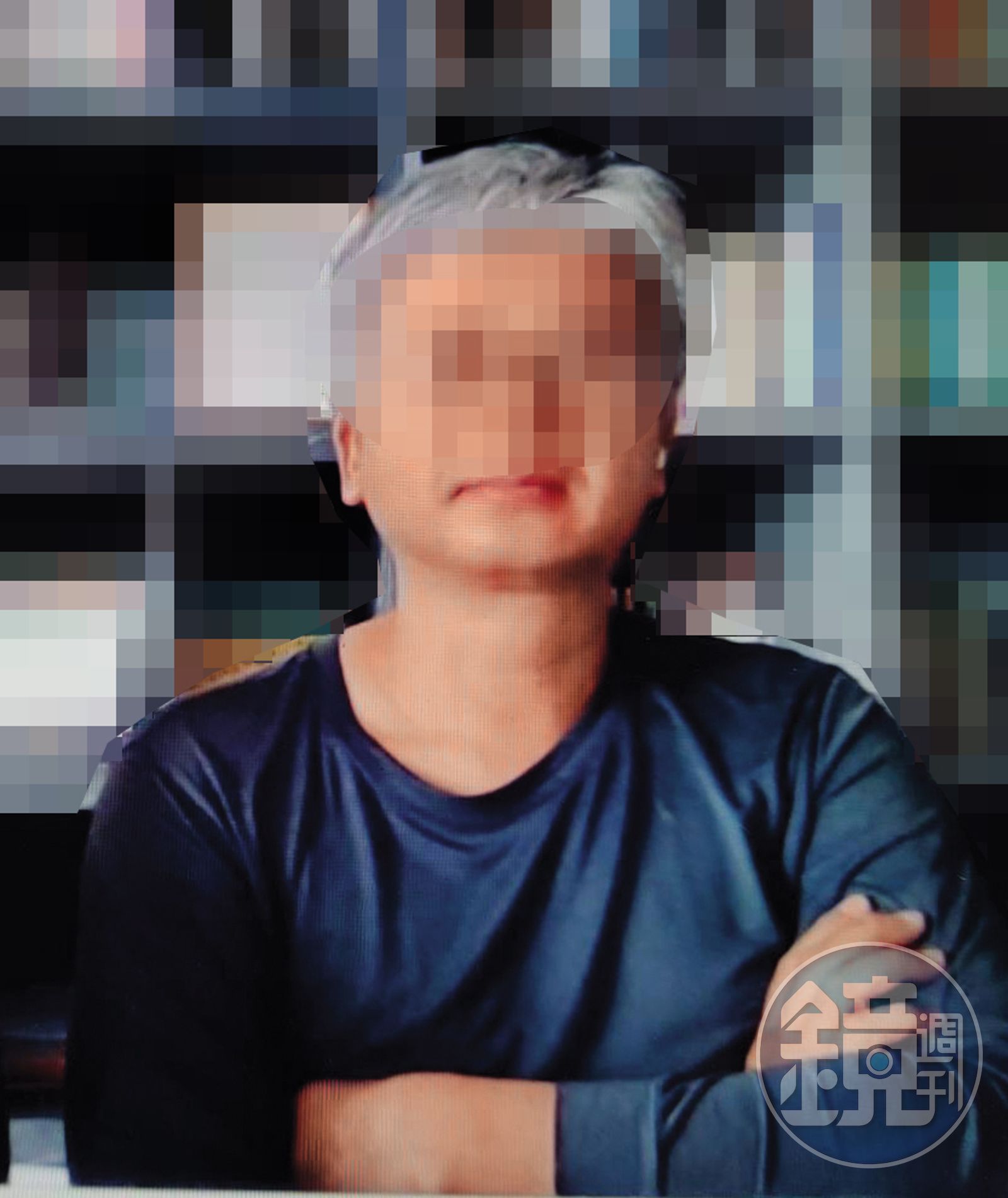 包商Ａ先生指控袁昶平夫妻，教唆手下施暴、威脅。（讀者提供）
