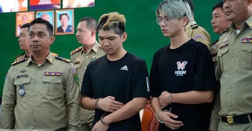 晚安小雞、阿鬧遭判刑2年與罰金！被控「煽動製造社會動亂罪」。（翻自《柬埔寨時報》）