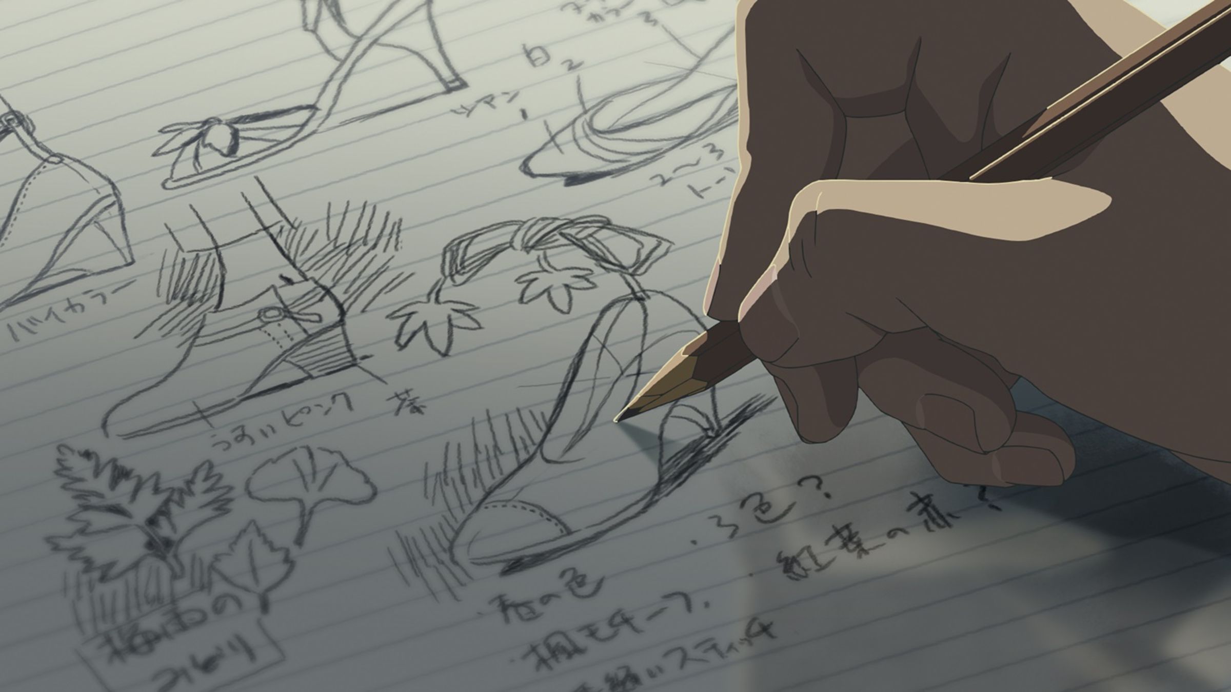 新海誠透露，為了描寫《言葉之庭》中立志成為鞋匠的孝雄，他曾親自採訪多位專業鞋匠。（車庫娛樂提供）