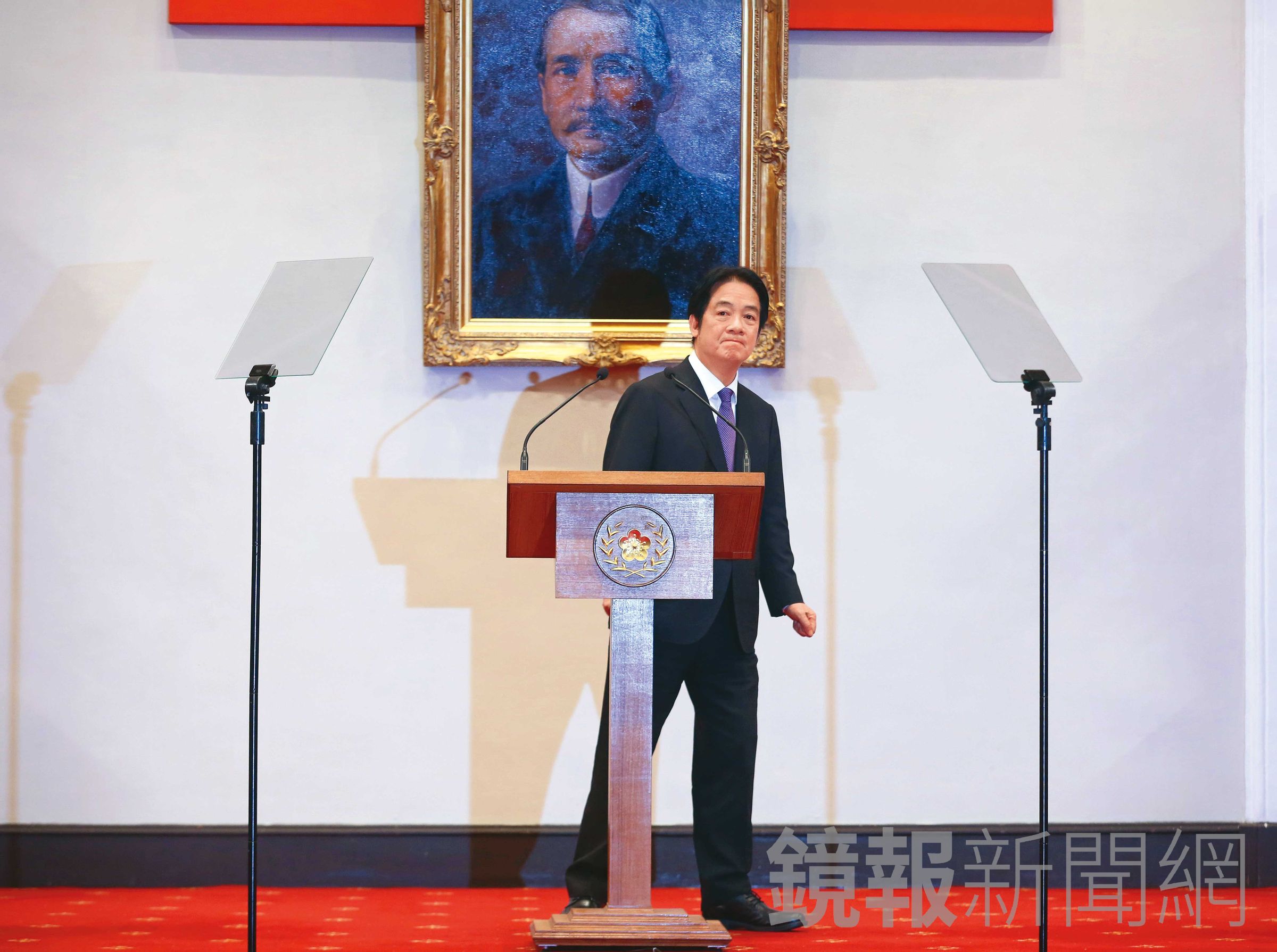 大罷免於823告一段落,總統賴清德發表談話,揭示內閣與施政方向將有所調整。(鏡報董孟航)