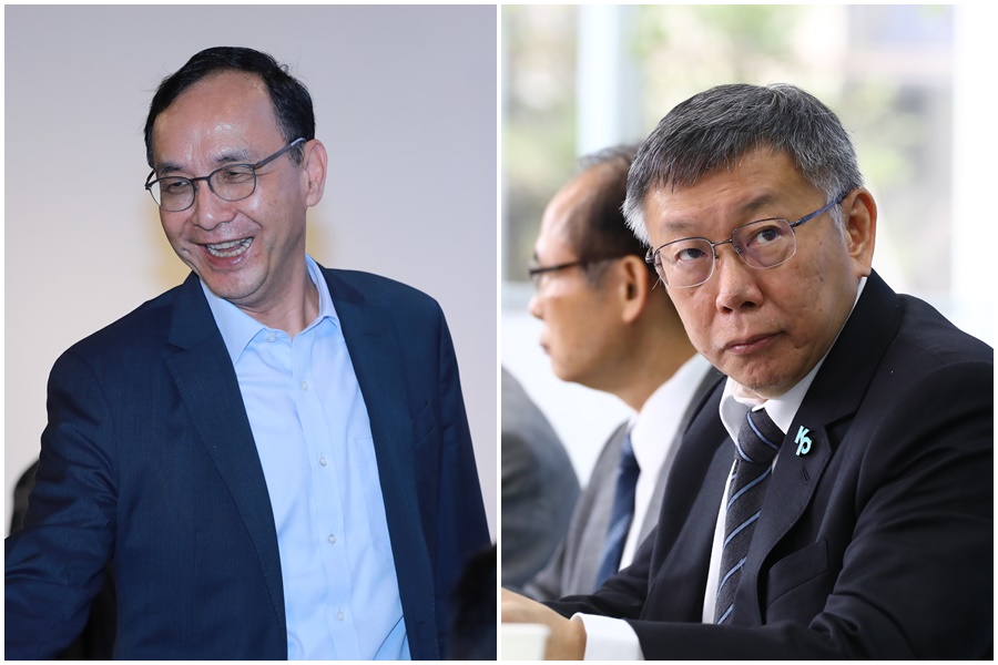 藍白政黨協商將於明天上午舉行，兩黨主席朱立倫、柯文哲都會出席。