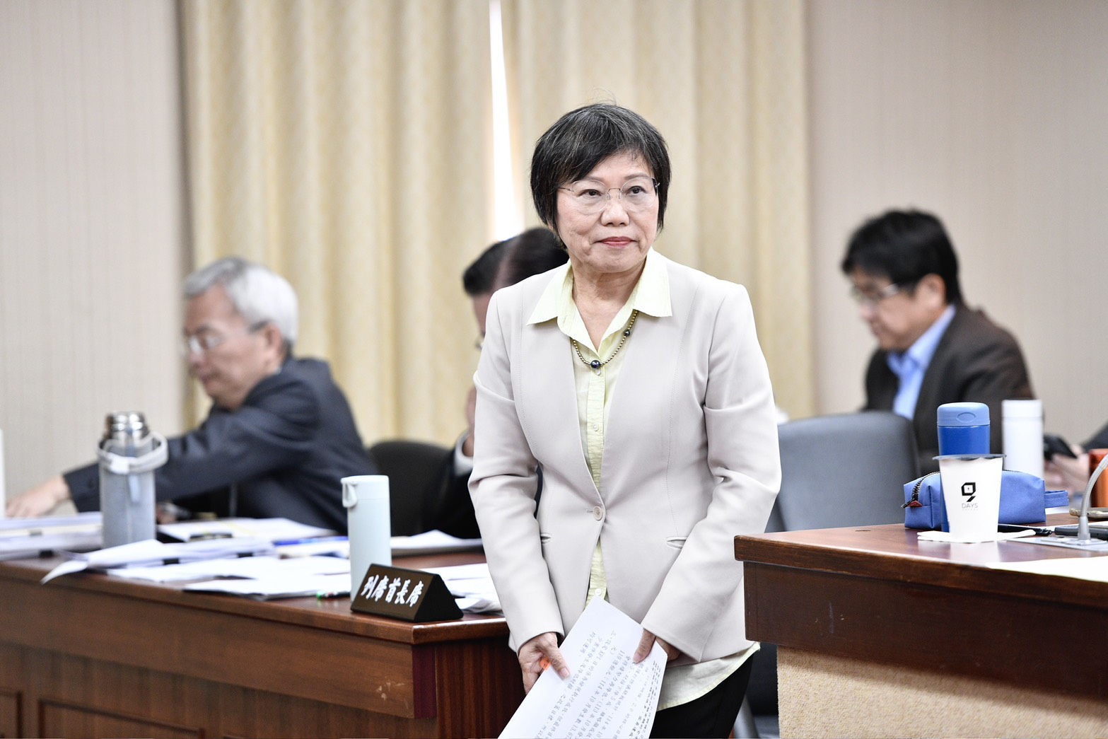 被中國國台辦列為「台獨頑固分子」的內政部長劉世芳,遭親中港媒爆其親屬在中國投資謀利為其提供政治獻金。(鏡報李智為)