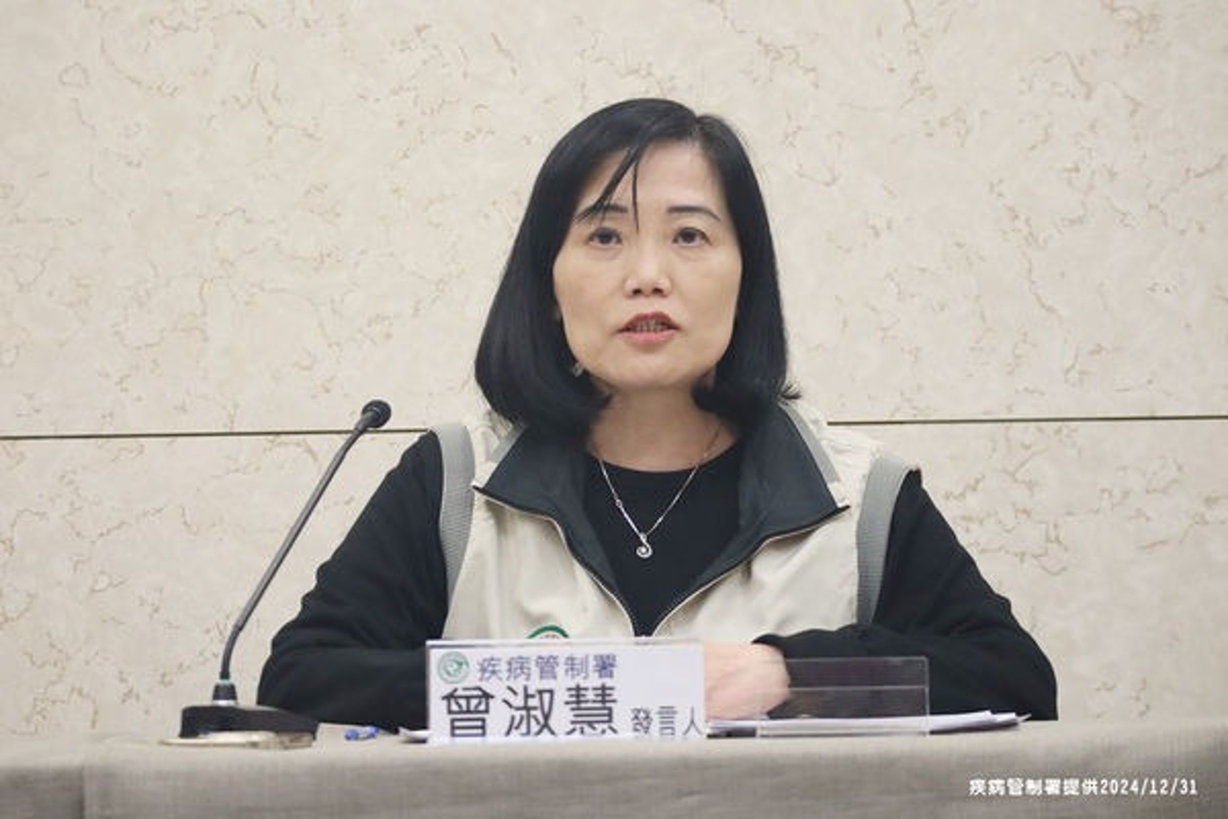 疾管署發言人曾淑慧預估，流感將在農曆春節前後達到高峰，預估單週就醫可能上看15萬人次。（疾管署提供）