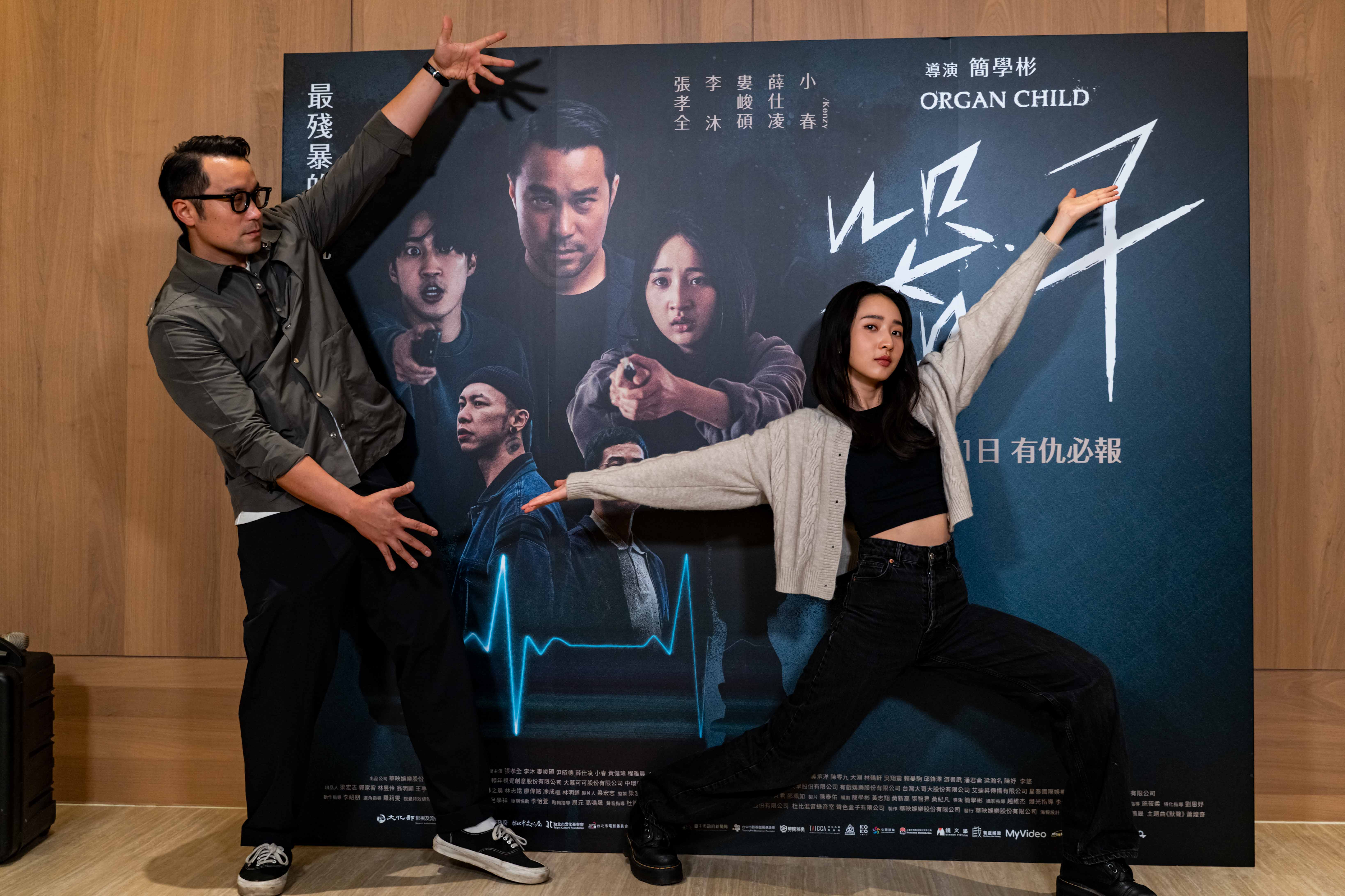 李沐回憶片場拍攝，張孝全有著高反差的表現。（華映提供）