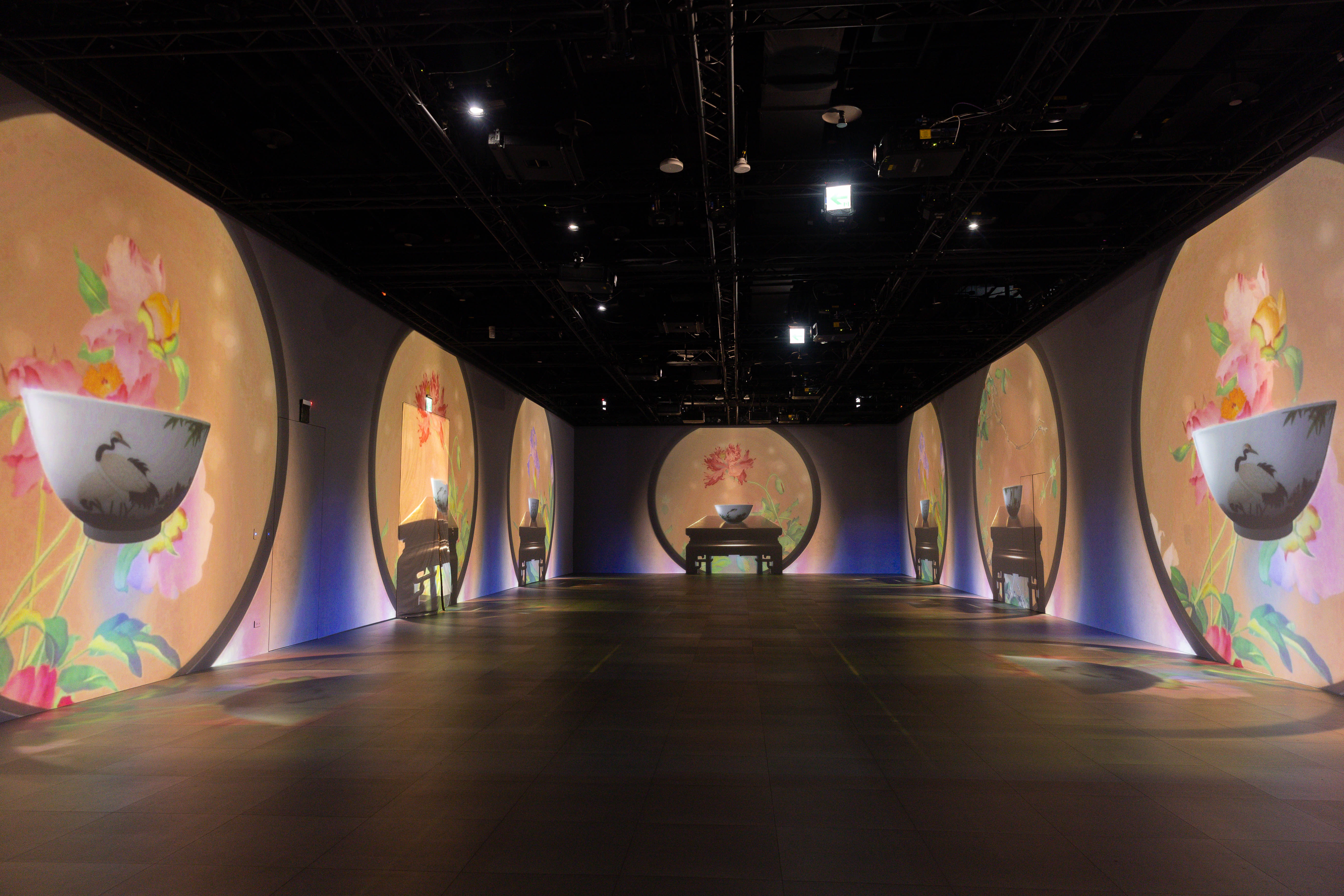 科文双融、双融域攜手國立故宮博物院推出《光影繪動走進故宮－跨越時空的沉浸饗宴》。（双融域提供）