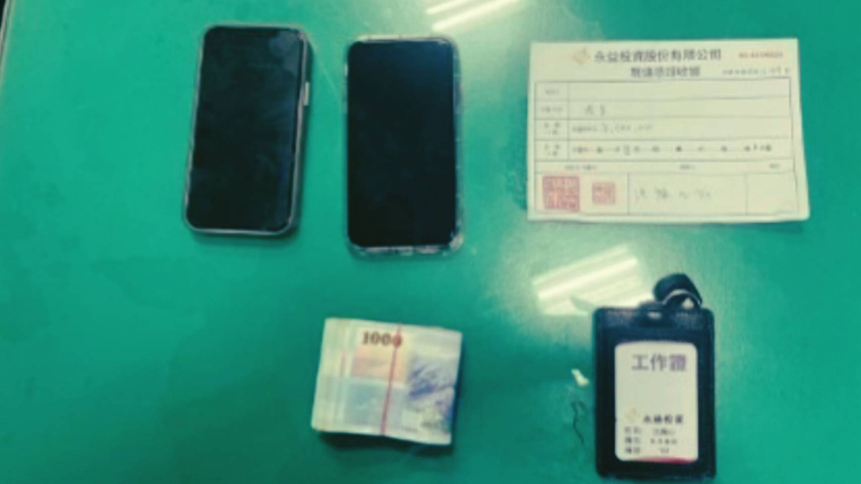 警方查扣作案用證物。（警方提供）