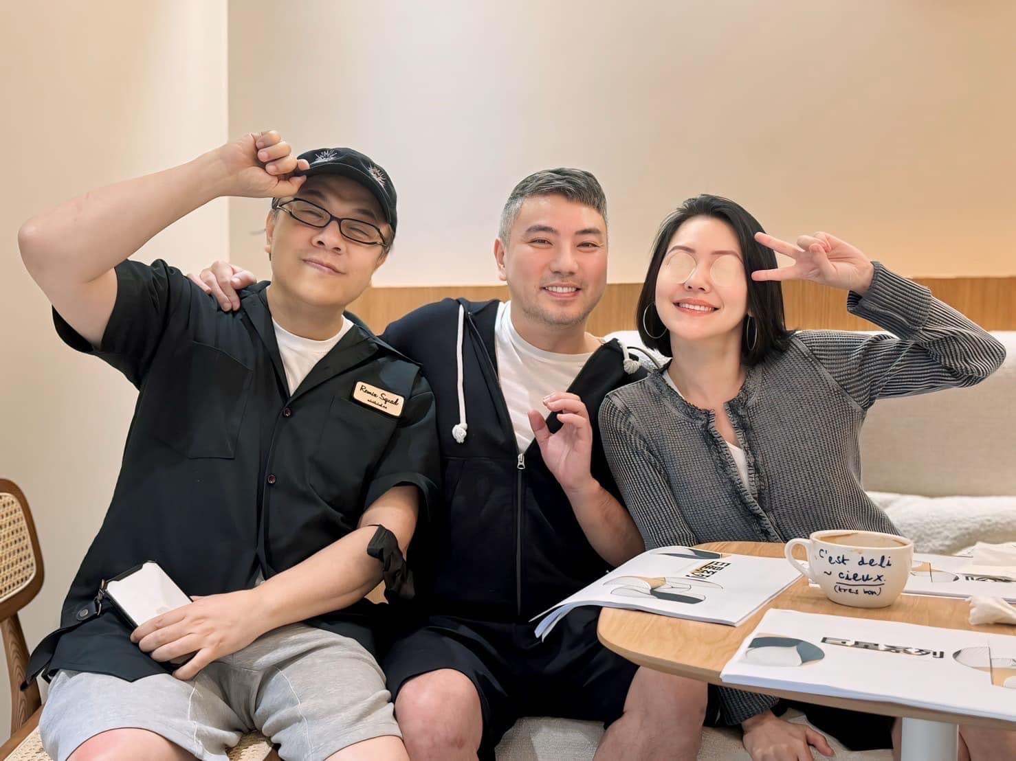 蔡康永（左起）、詹仁雄、小S重現《康熙》可能性極高。（翻攝自詹仁雄臉書）