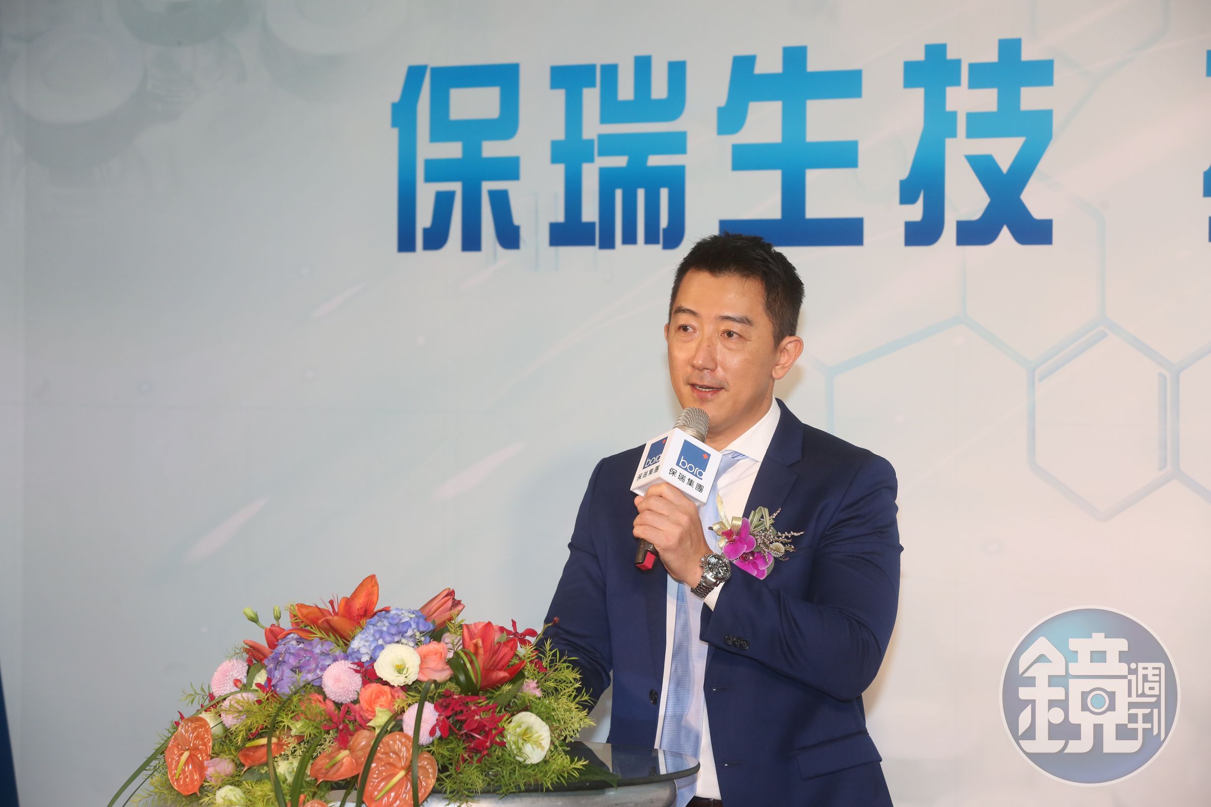 保瑞藥業成為首家獲得「總統創新獎」的製藥業者,董事長盛保熙表示,將把這次獲獎的獎金全數捐出,作為花蓮地震賑災之用。(本刊資料照)