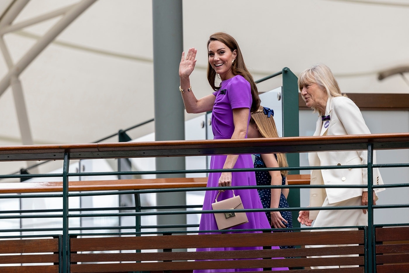 凱特王妃今年7月亮相溫布頓男子單打決賽。（翻攝Wimbledon官網）