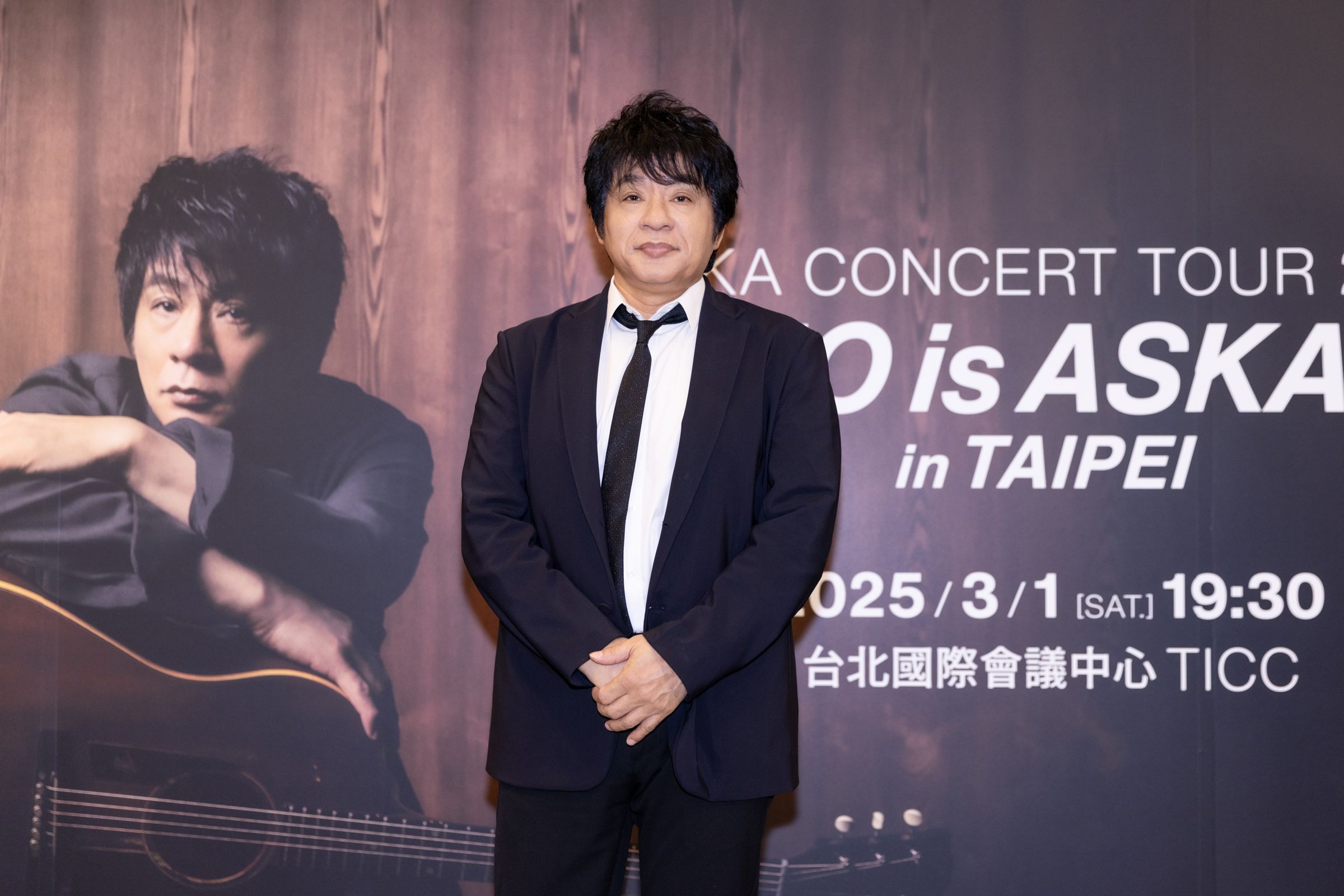 ASKA飛鳥涼本週六將在TICC開唱。(寬宏藝術、Welcome Music提供)