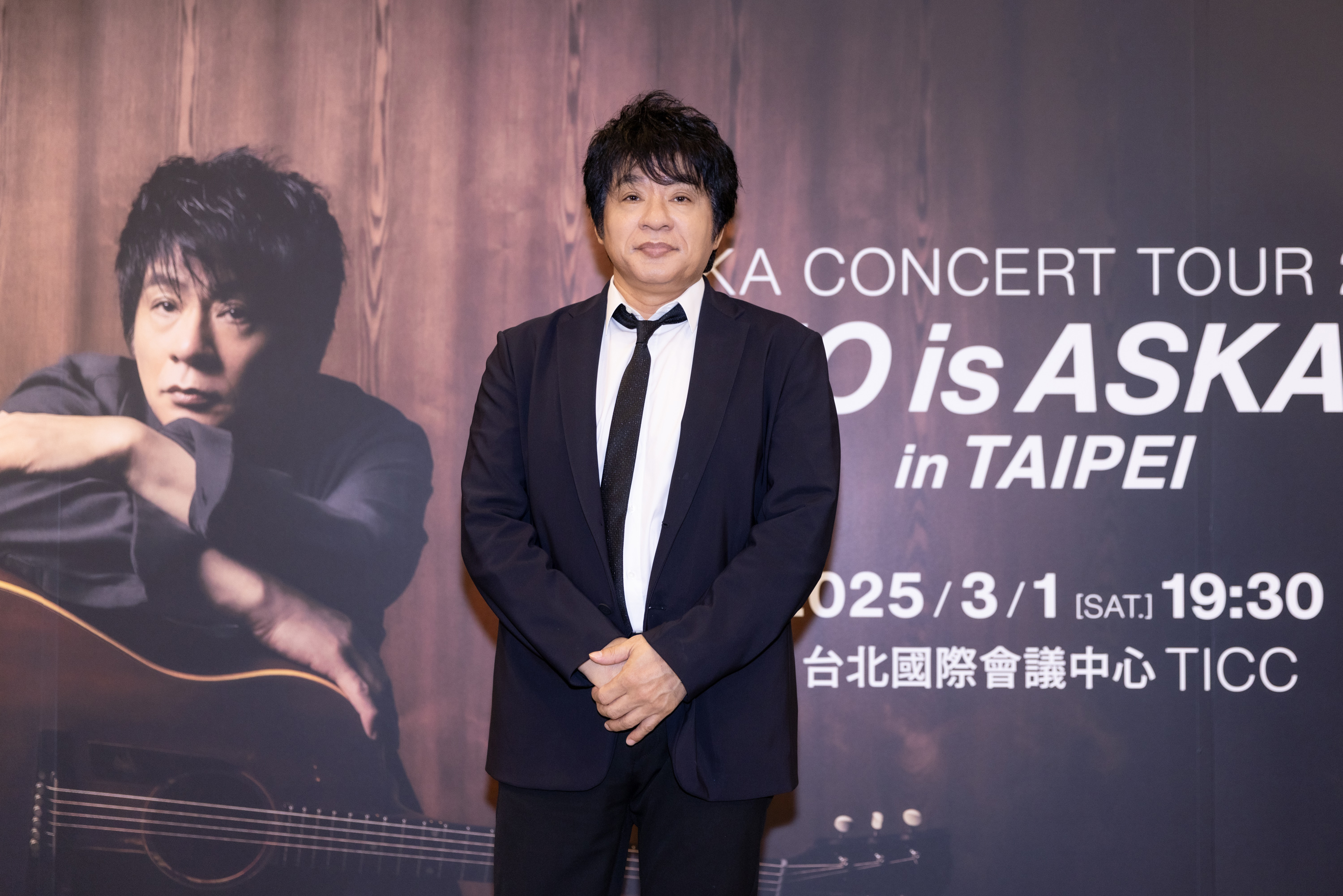 ASKA飛鳥涼本週六將在TICC開唱。（寬宏藝術、Welcome Music提供）