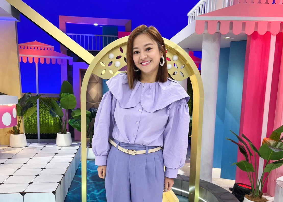 何嘉文主持婚禮卻出糗。（緯來提供）