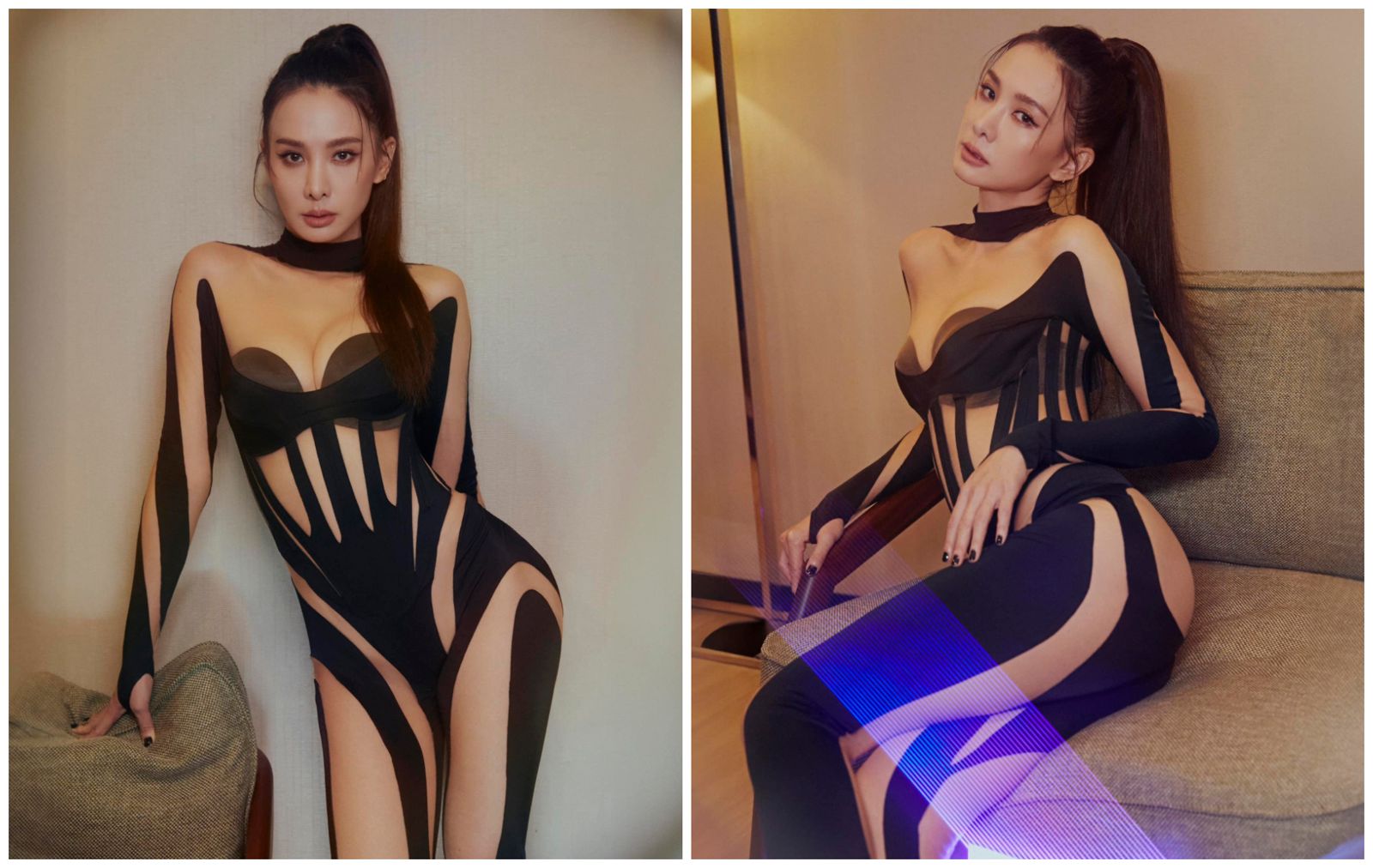安心亞在新竹跨年，裸露極高的的舞台服裝引起話題。（圖／翻攝自臉書）