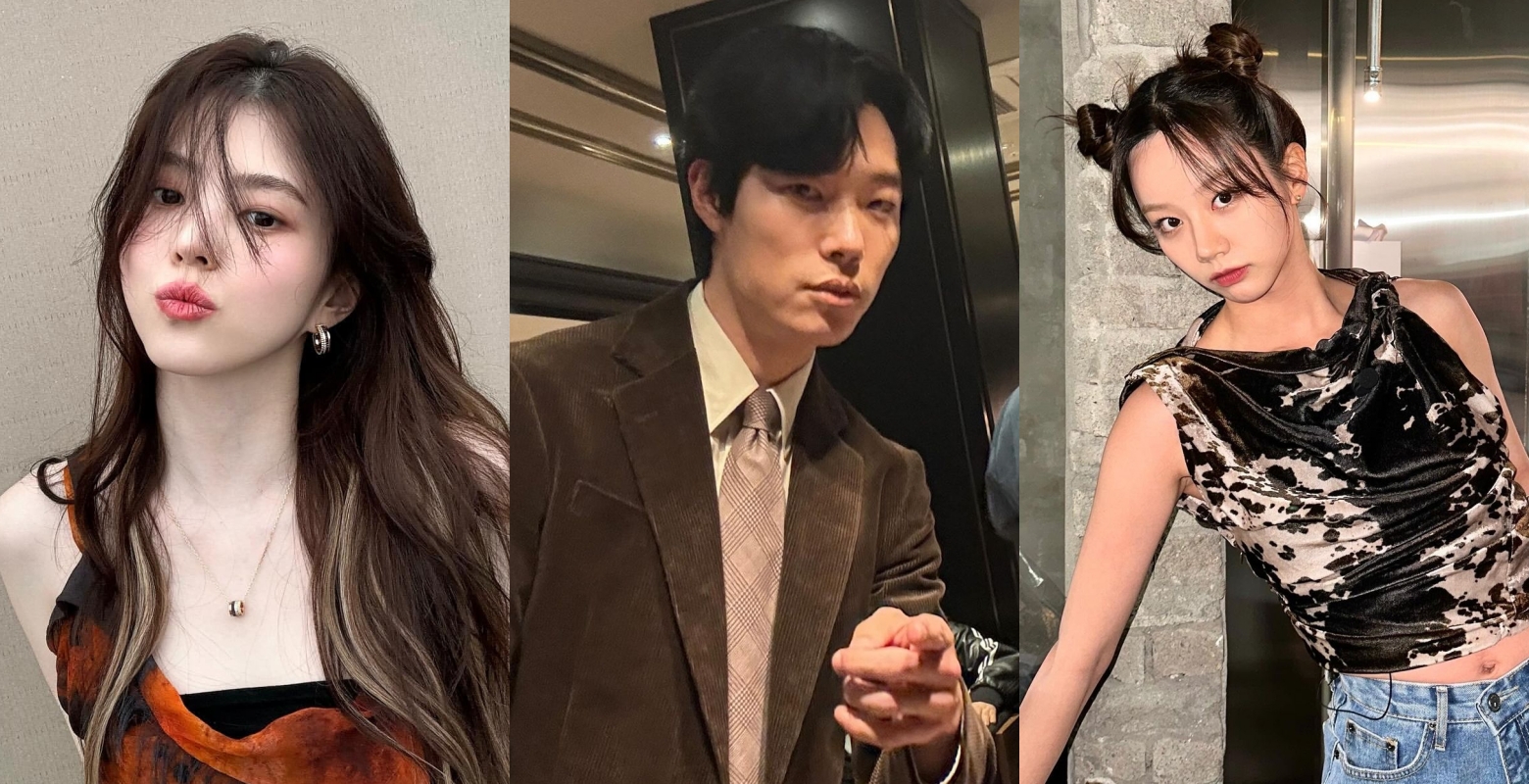 韓韶禧(左)今發文認愛柳俊烈(中),並向惠利道歉。(翻攝韓韶禧、柳俊烈與惠利IG)