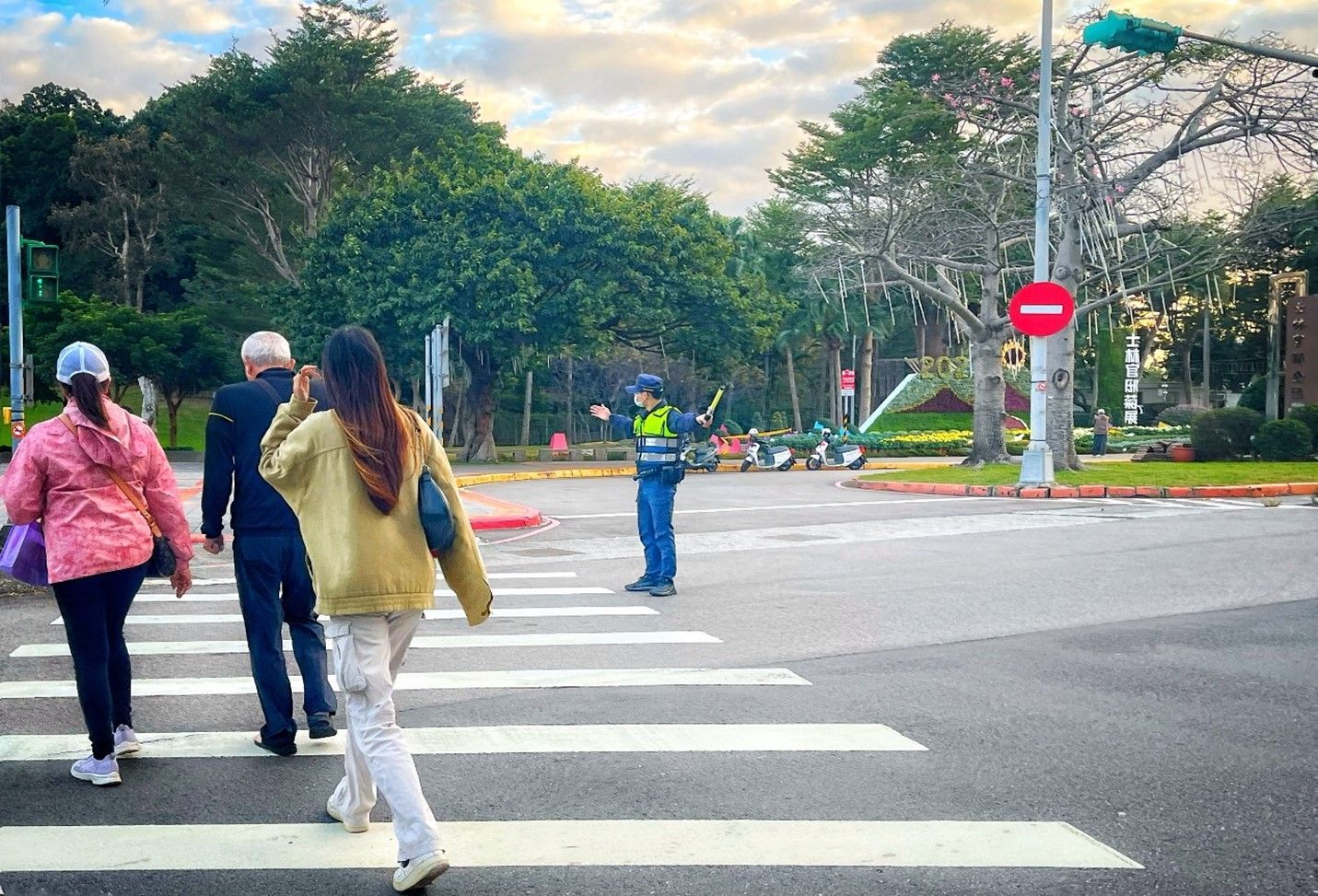 2024士林官邸菊展將於29日登場，轄區警方針對周邊路段加強交通疏導。（翻攝畫面）