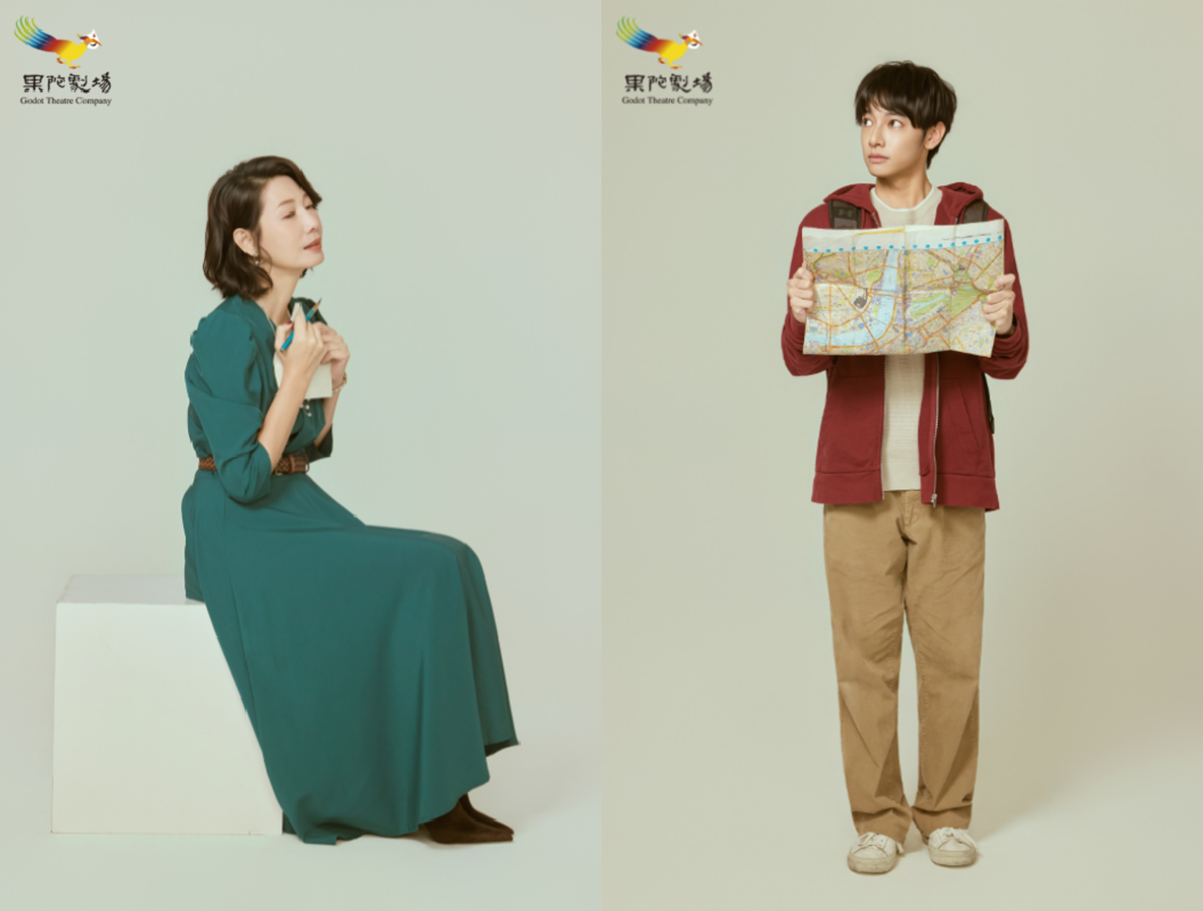 丁寧與劉修甫在舞台劇《深夜小狗神祕習題》再度合作，將激起演技火花。（果陀劇場提供）