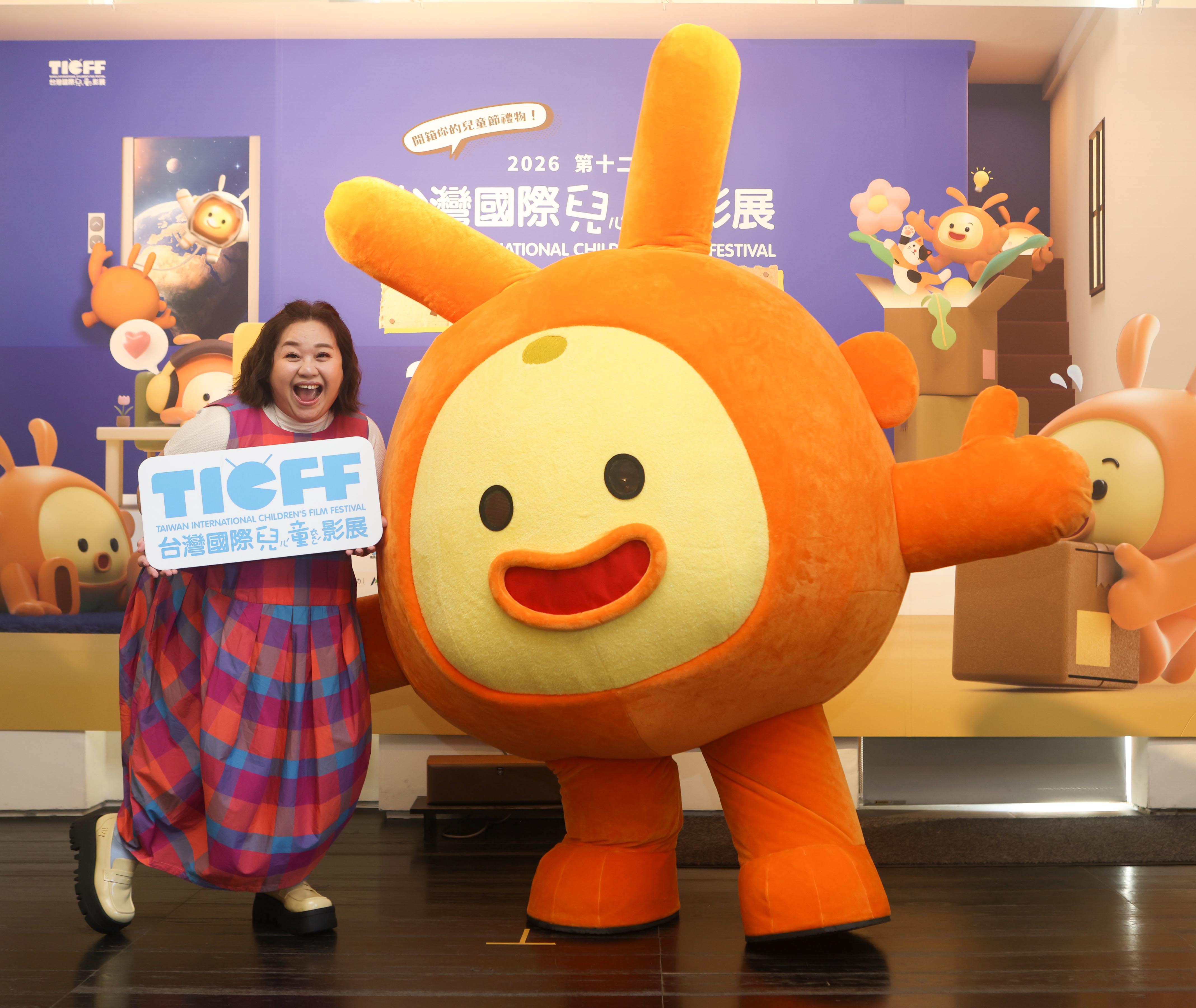 鍾欣凌出席2026台灣國際兒童影展首賣記者會。（公視提供）