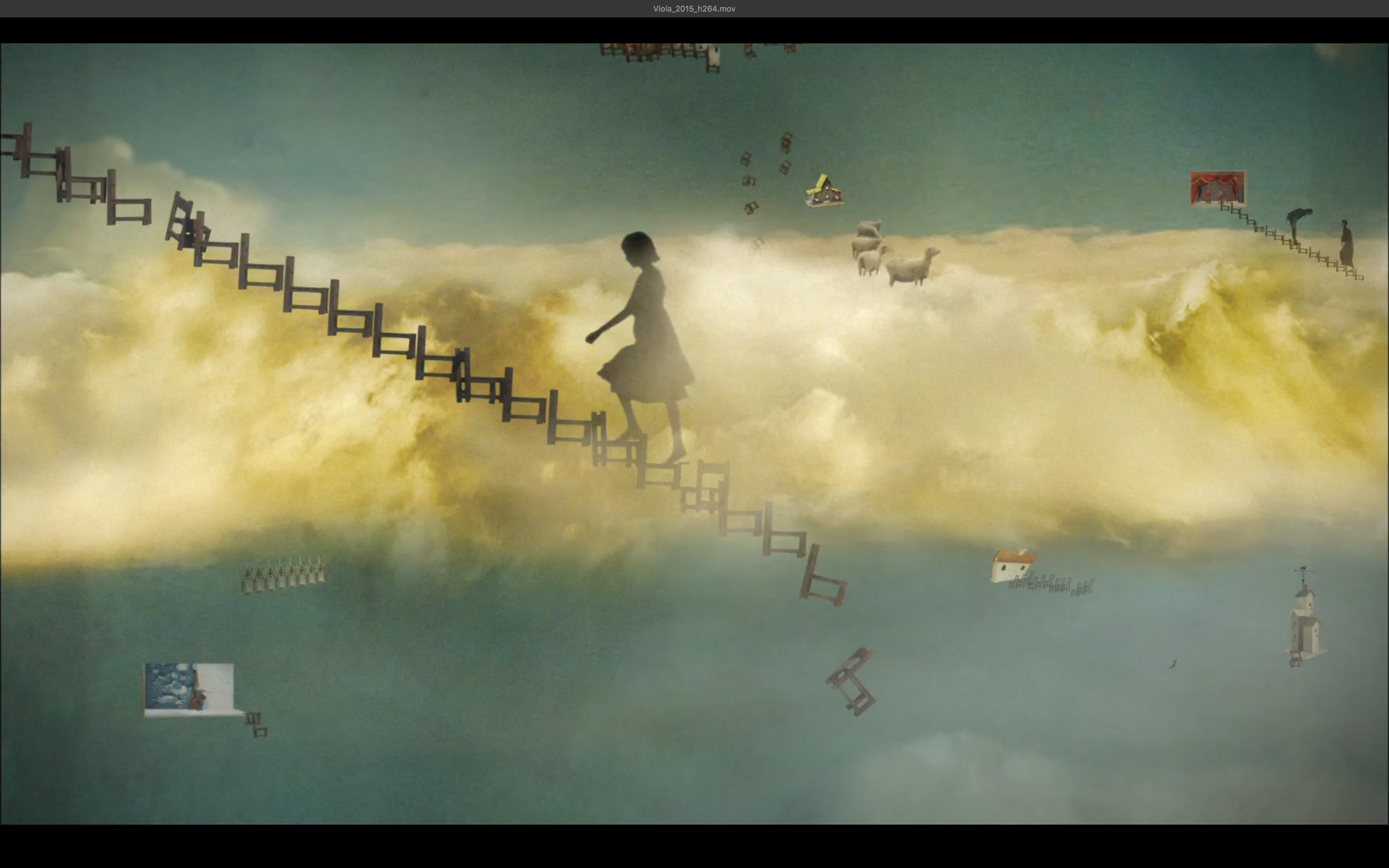 旅美導演洪詩婷的作品以奇幻風格見長，圖為她的首部短片《奧維拉：小巨人旅行房間的意義》劇照。（洪詩婷提供）