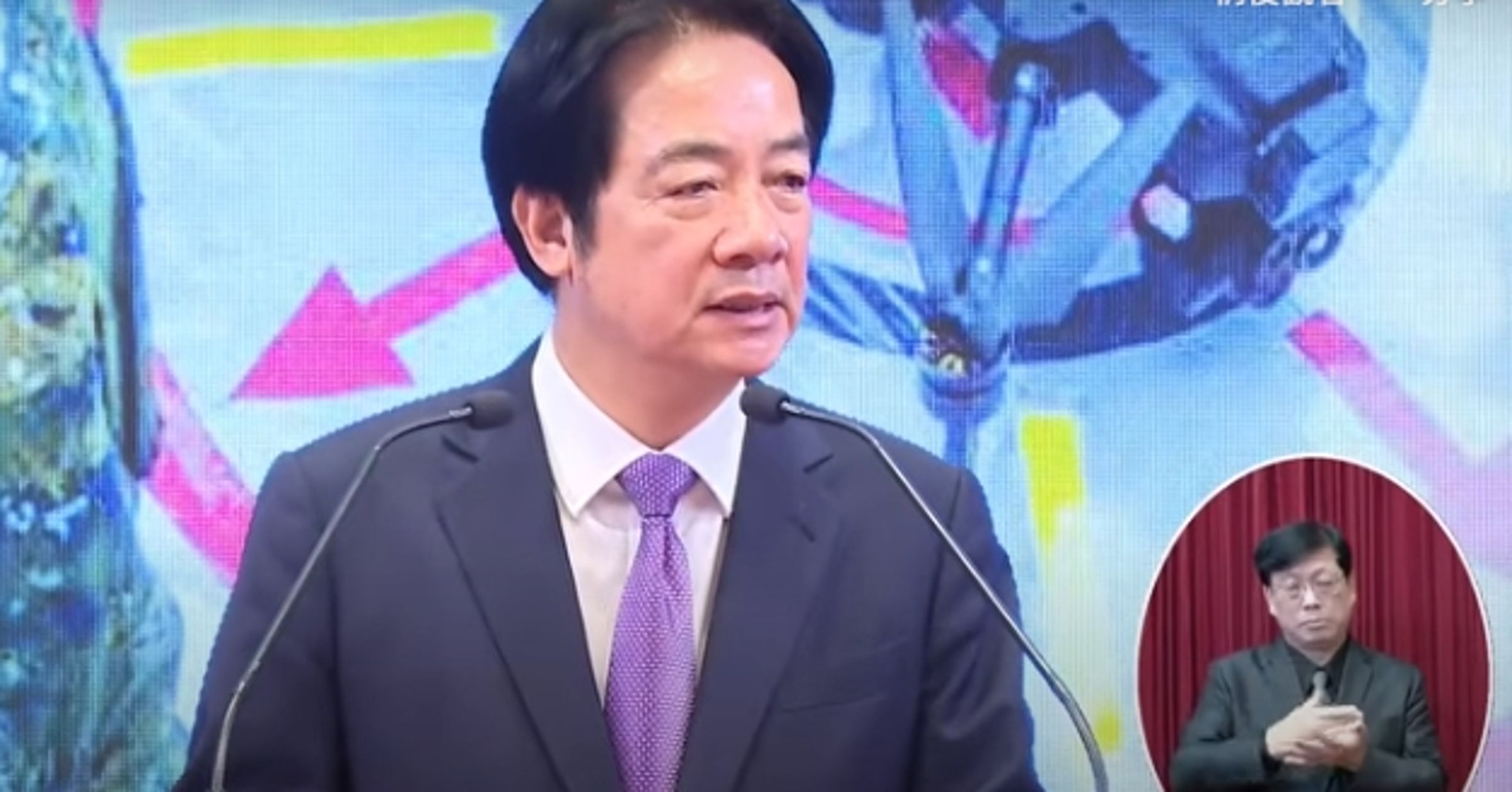 總統賴清德3日舉行「台美經濟繁榮夥伴對話」(EPPD)記者會。(取自總統府直播)