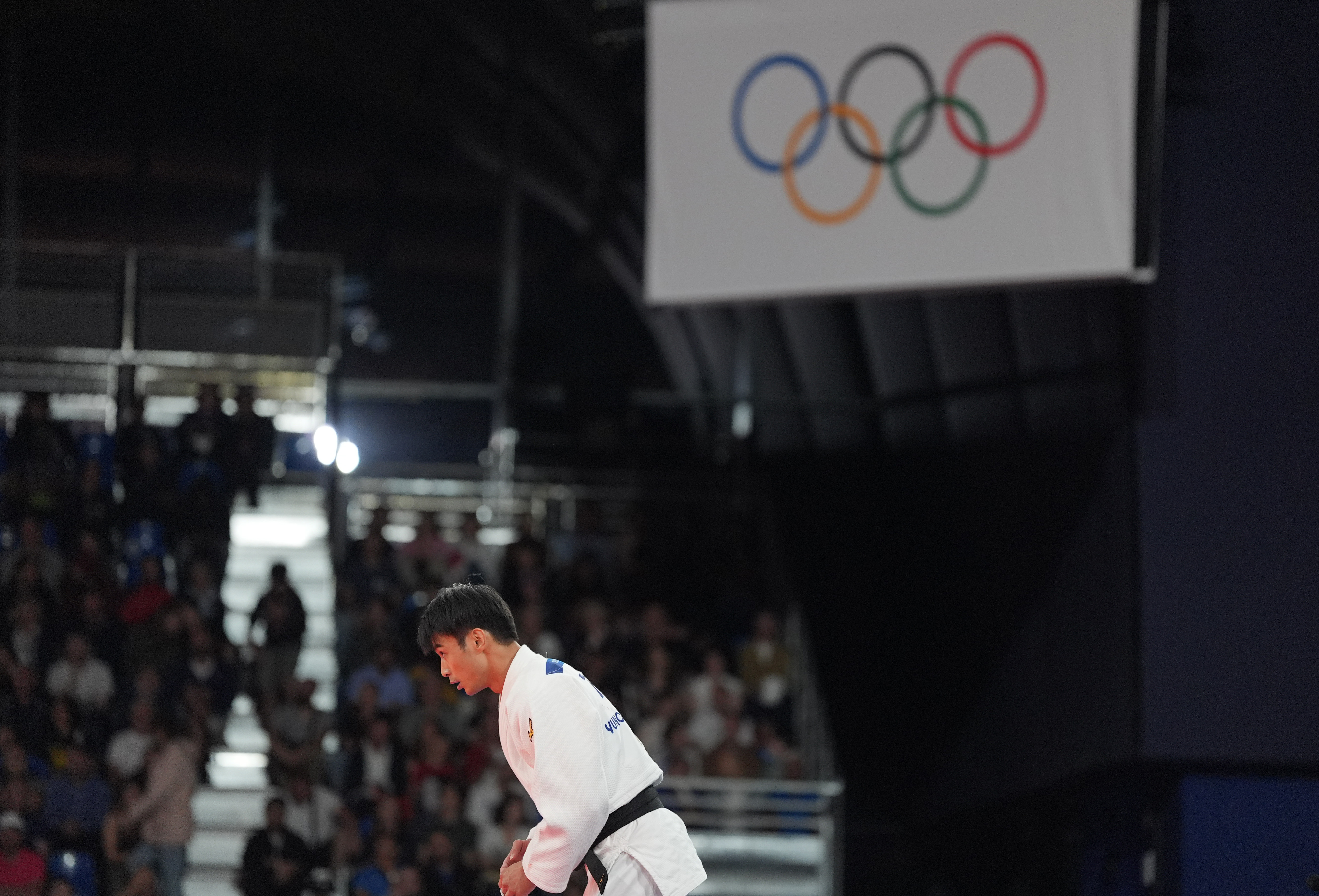 楊勇緯在8強賽落敗，復活賽中不敵日本好手，無緣爭取銅牌。（中華奧會提供）