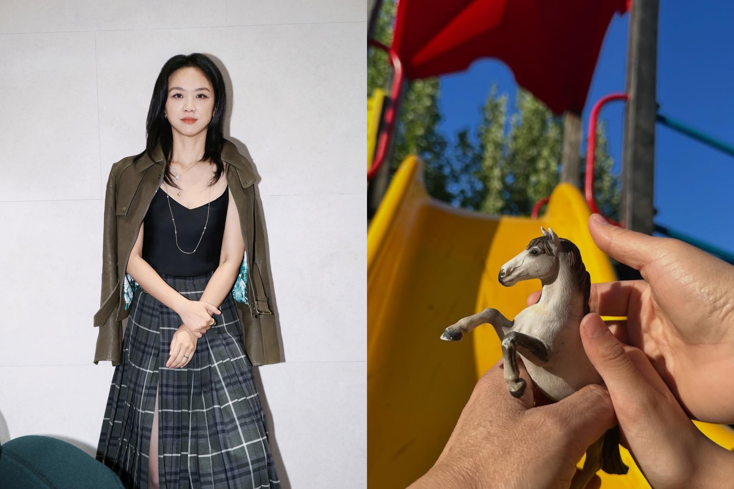 中國女星湯唯證實懷二胎，在社群宣布喜訊。（翻攝Instagram@tangwei_mbox）