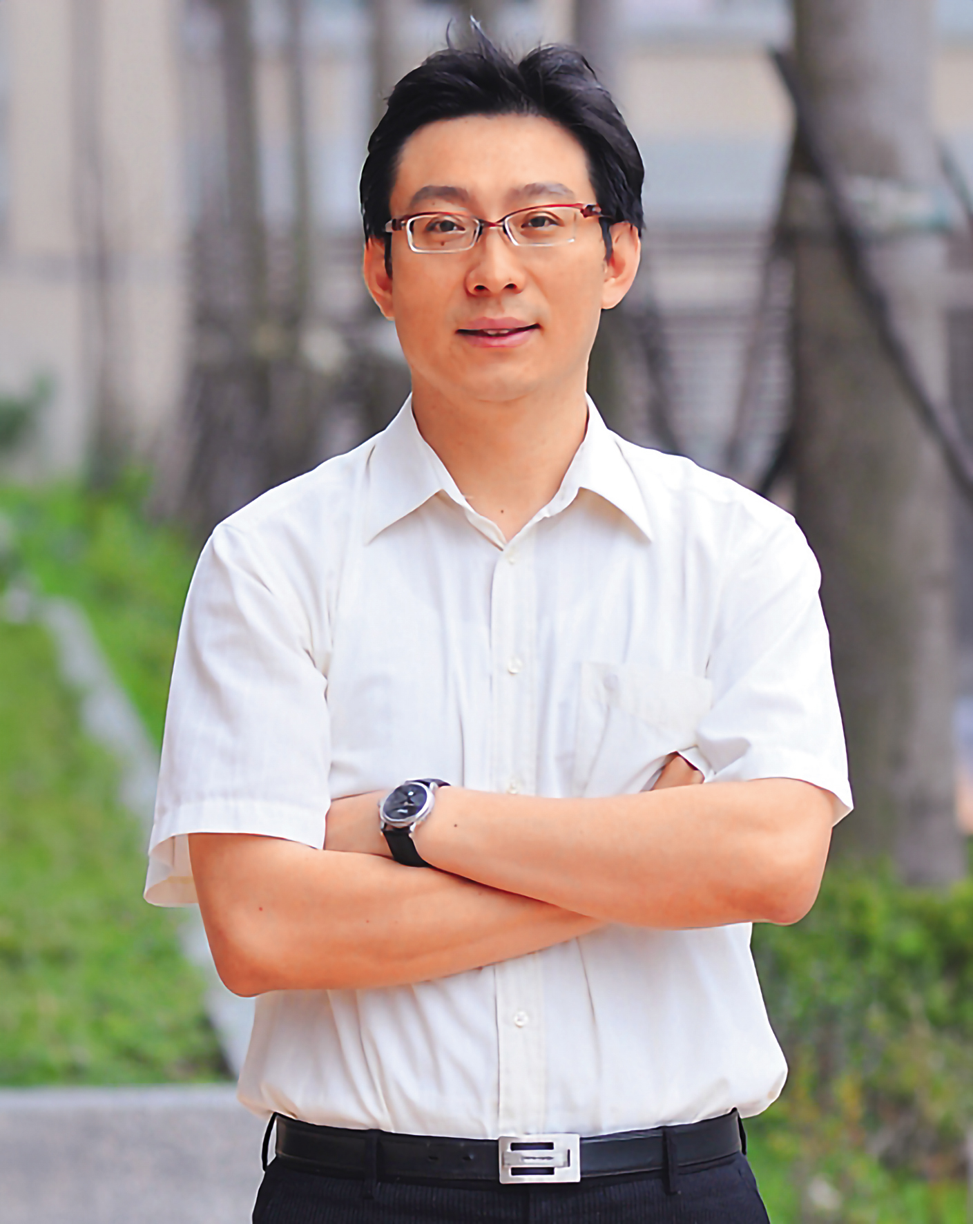 國立台北教育大學教授許育健有「教育界王力宏」之稱。(翻攝雙龍國小官網)