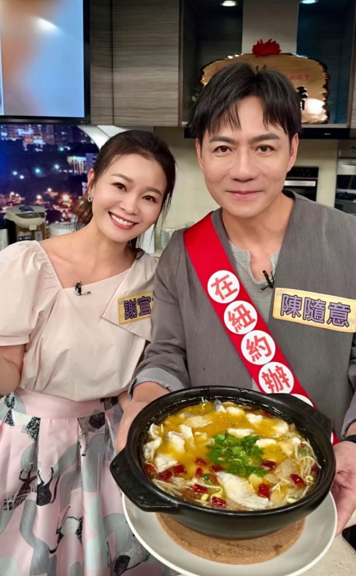 陳隨意和老婆謝宜君都是台語歌手。（圖／翻攝自陳隨意臉書）