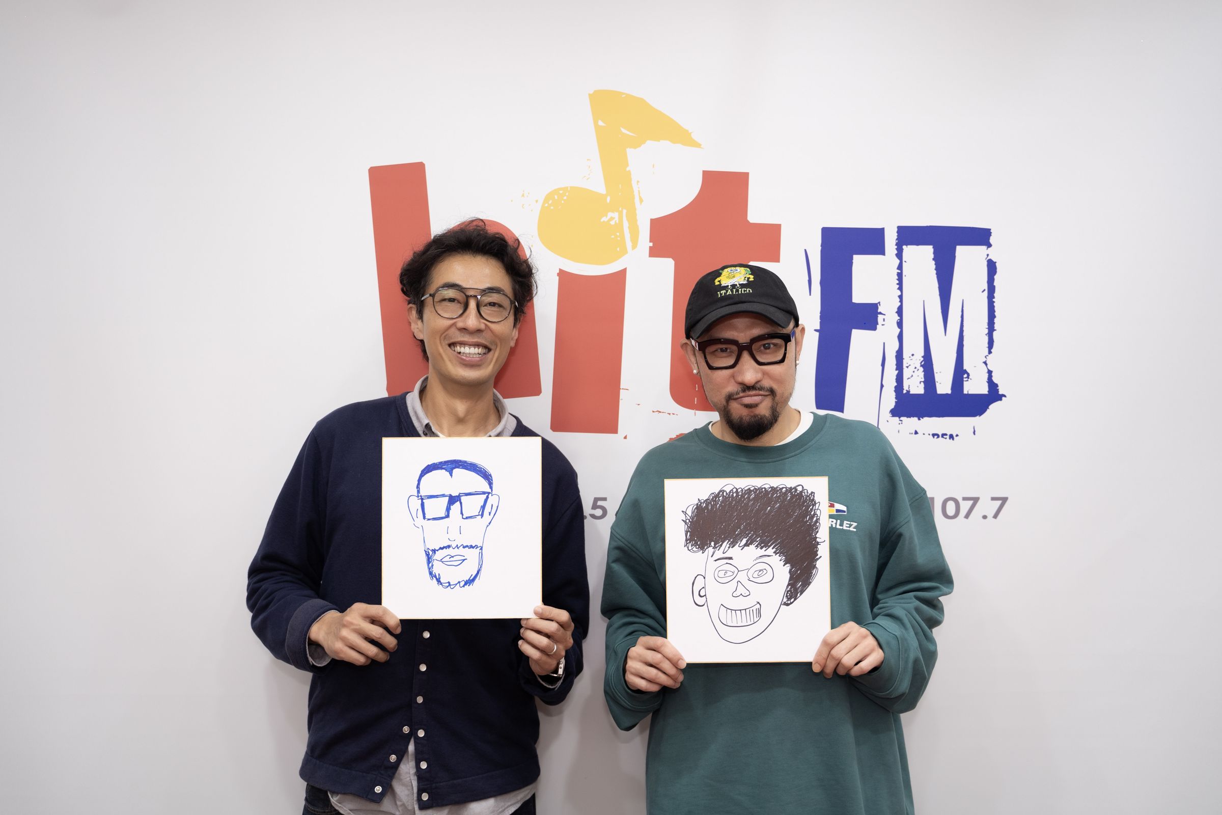 熱狗邀請在音樂上有多次合作的多年好友馬念先上節目。（Hit Fm聯播網提供）