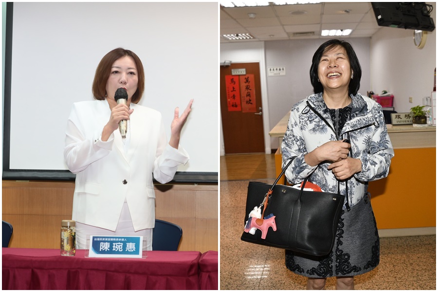 藍白合宜蘭縣長民調陳琬惠落敗，李貞秀酸她月領20萬還輸。（鏡報林煒凱、李智為）