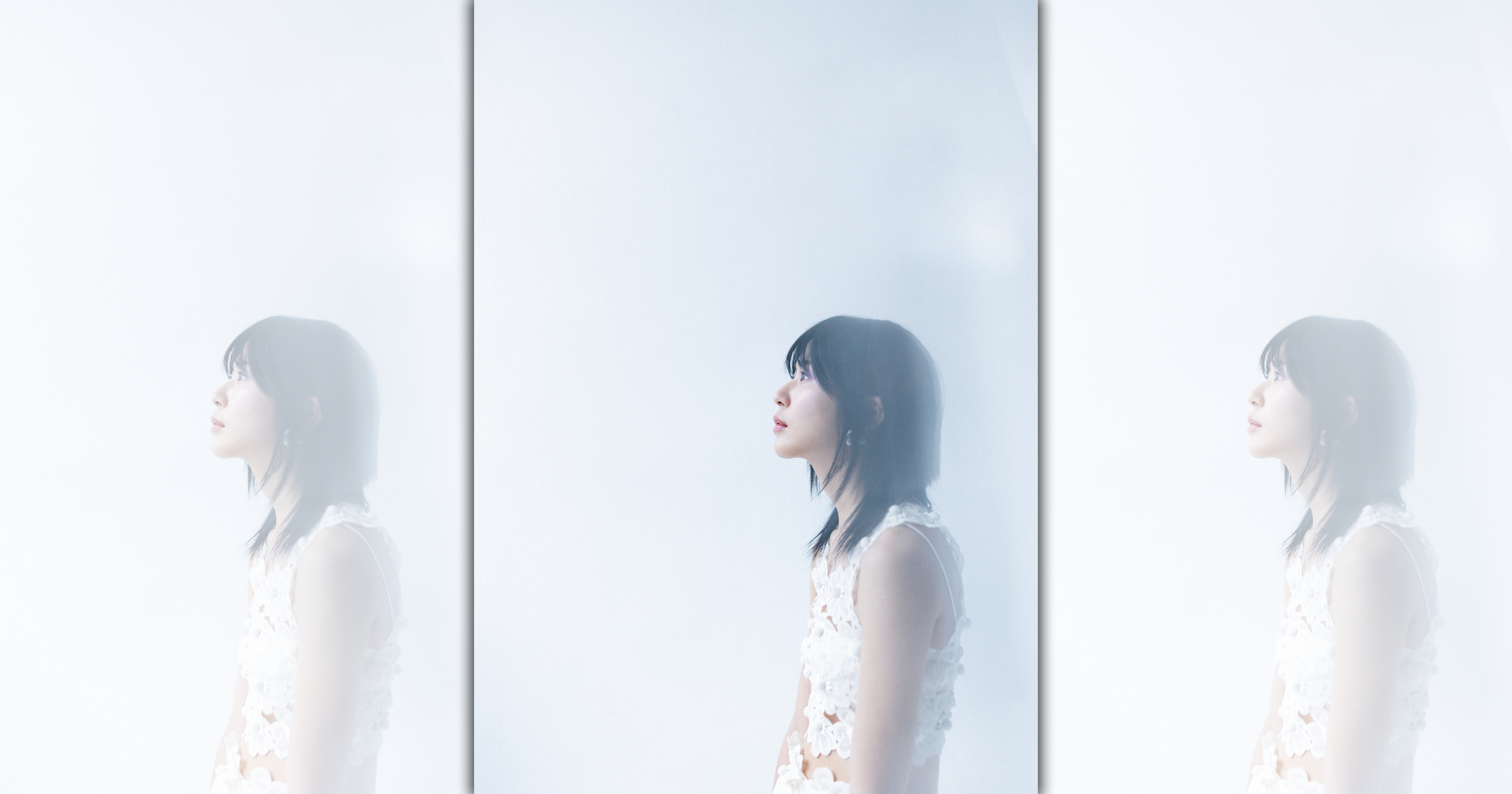 象牙白花卉刺繡短上衣 價格未定 by Prada／象牙白花卉刺繡短裙 價格未定 by Prada／SARDINE純銀造型耳環 NT$29,900 by Bottega Veneta