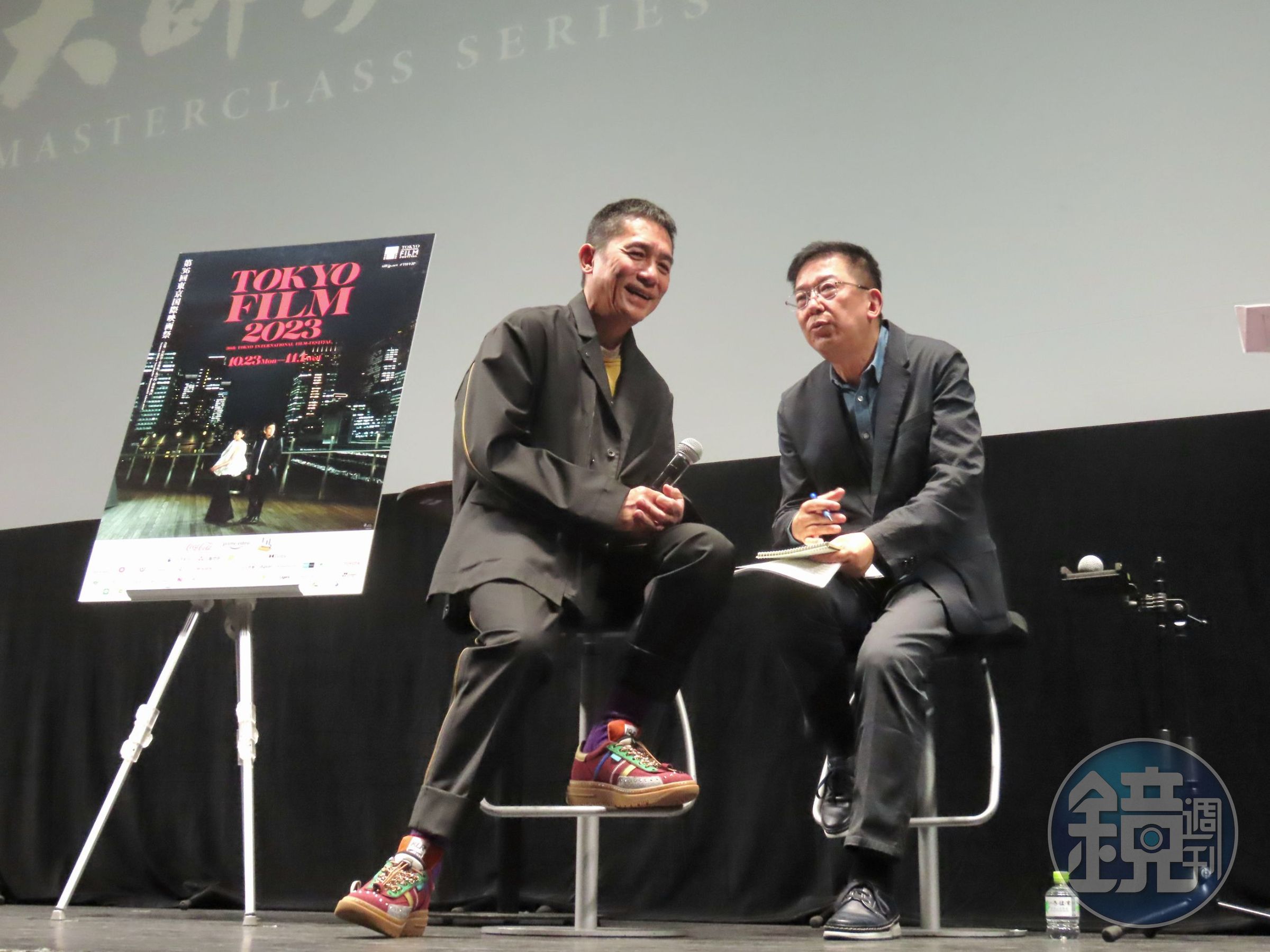 梁朝偉（左）選定王家衛導演作品《2046》在本屆東京影展播映，親自出席映後大師課分享與王家衛的合作趣事。