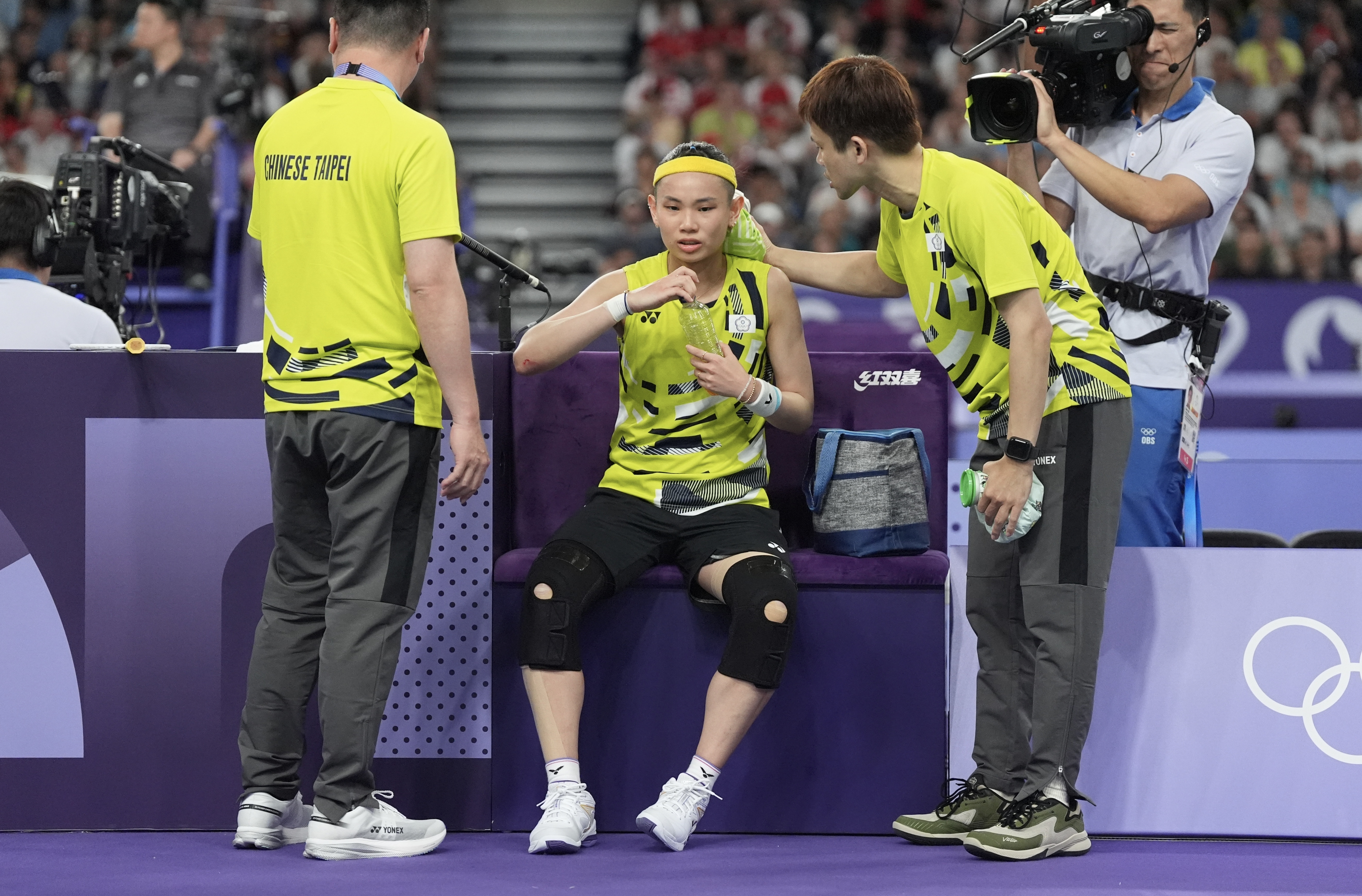 戴資穎帶傷拚戰奧運最後一舞，最終無緣晉級。（中華奧會提供）