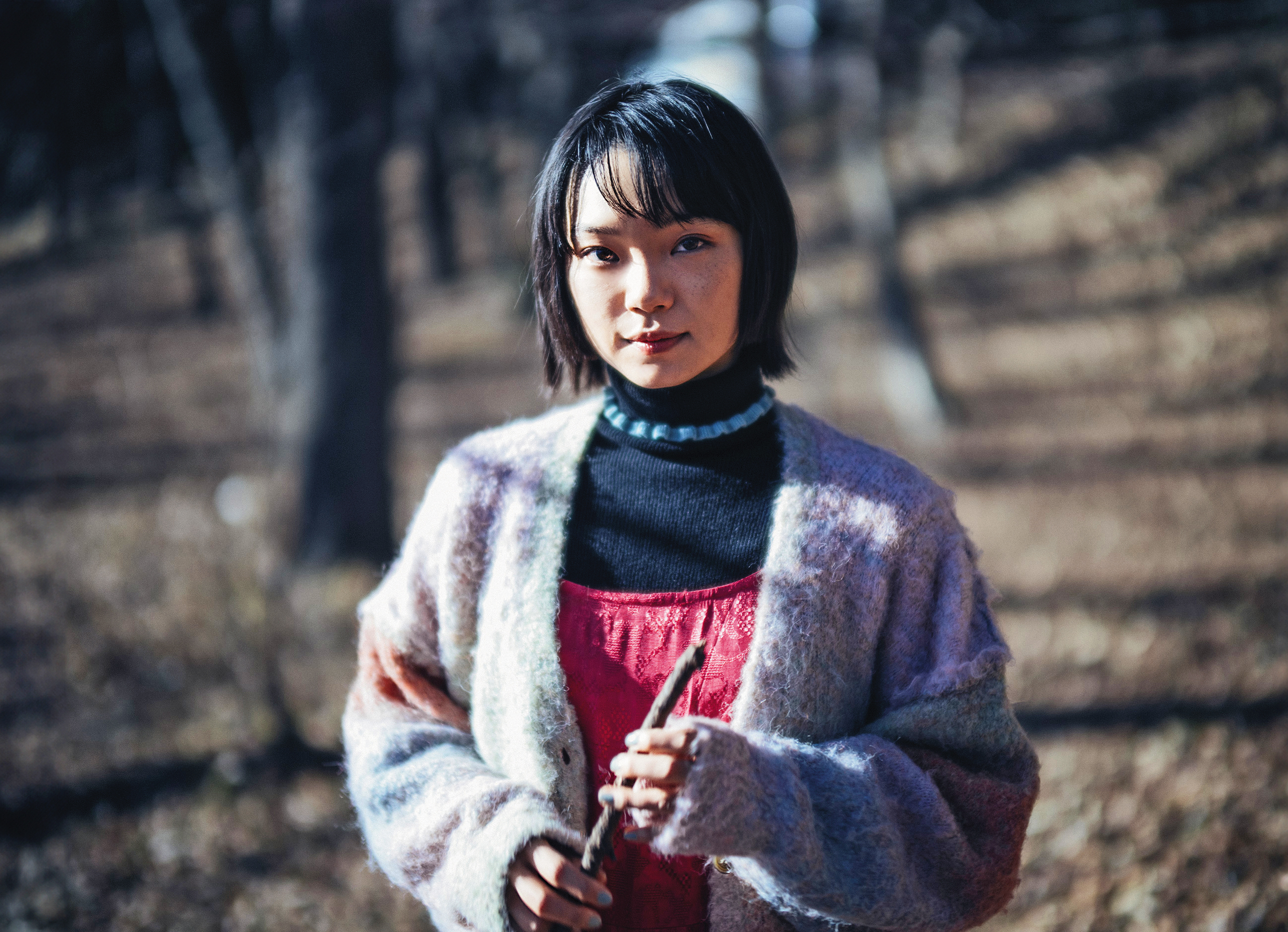 黑澤清認為，演員古川琴音的眼神有種令人捉摸不定的神祕感。（天馬行空提供）