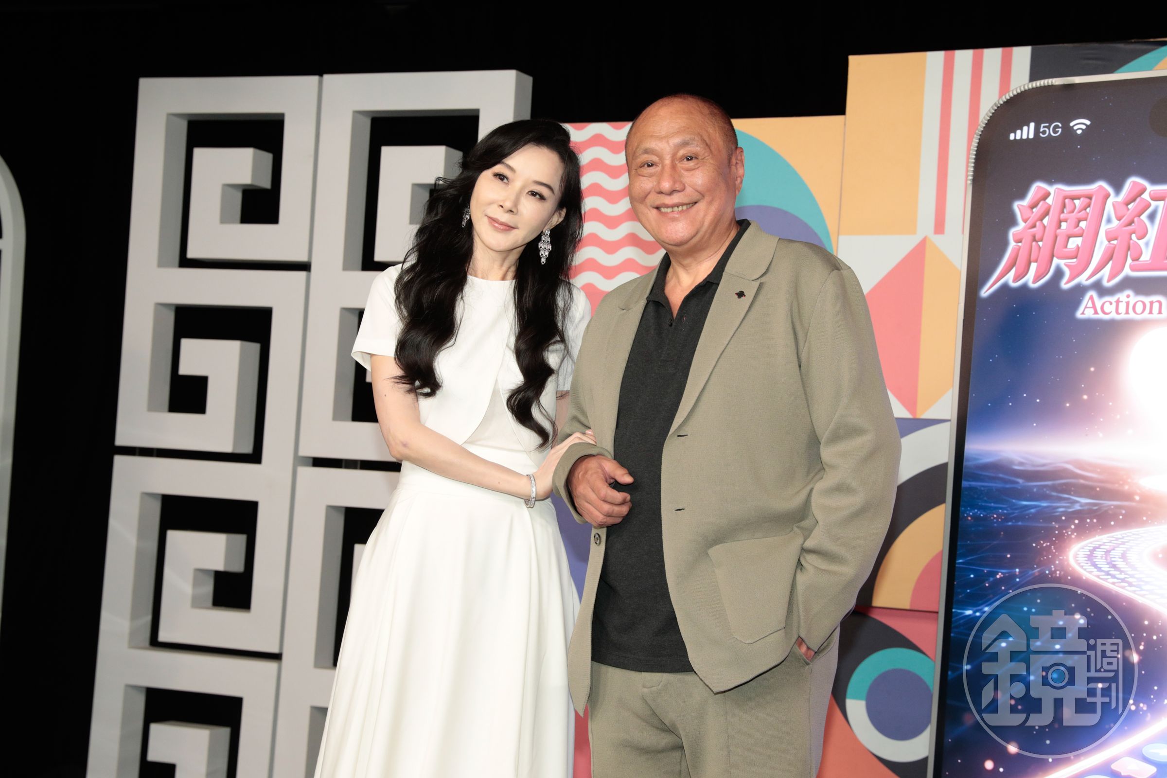 蕭薔和伍宗德導演相識多年,今一起合作公益節目。
