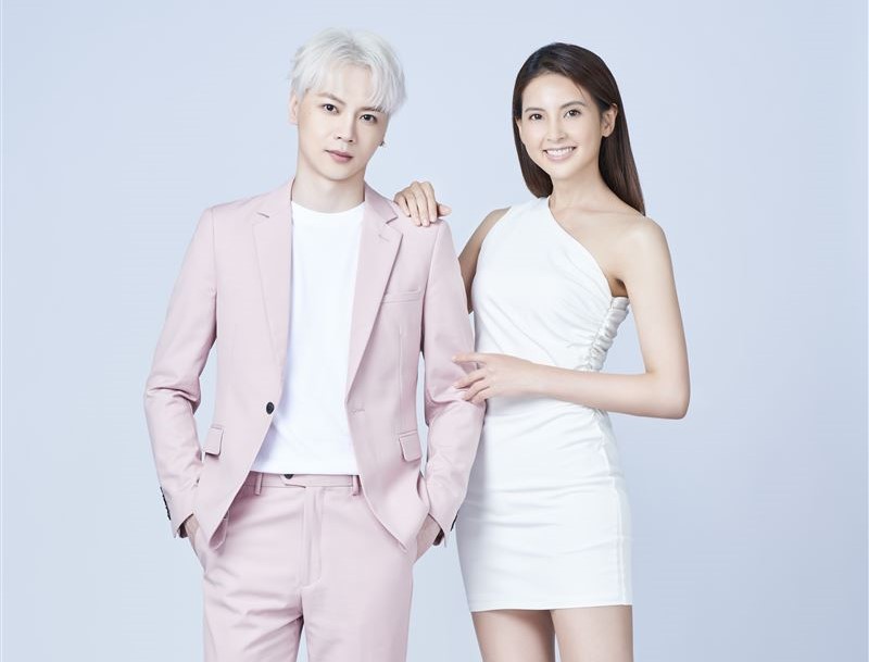 古曜威和韋汝雙代言保健食品，卻遭業者仿冒詐騙消費者。（業者提供）