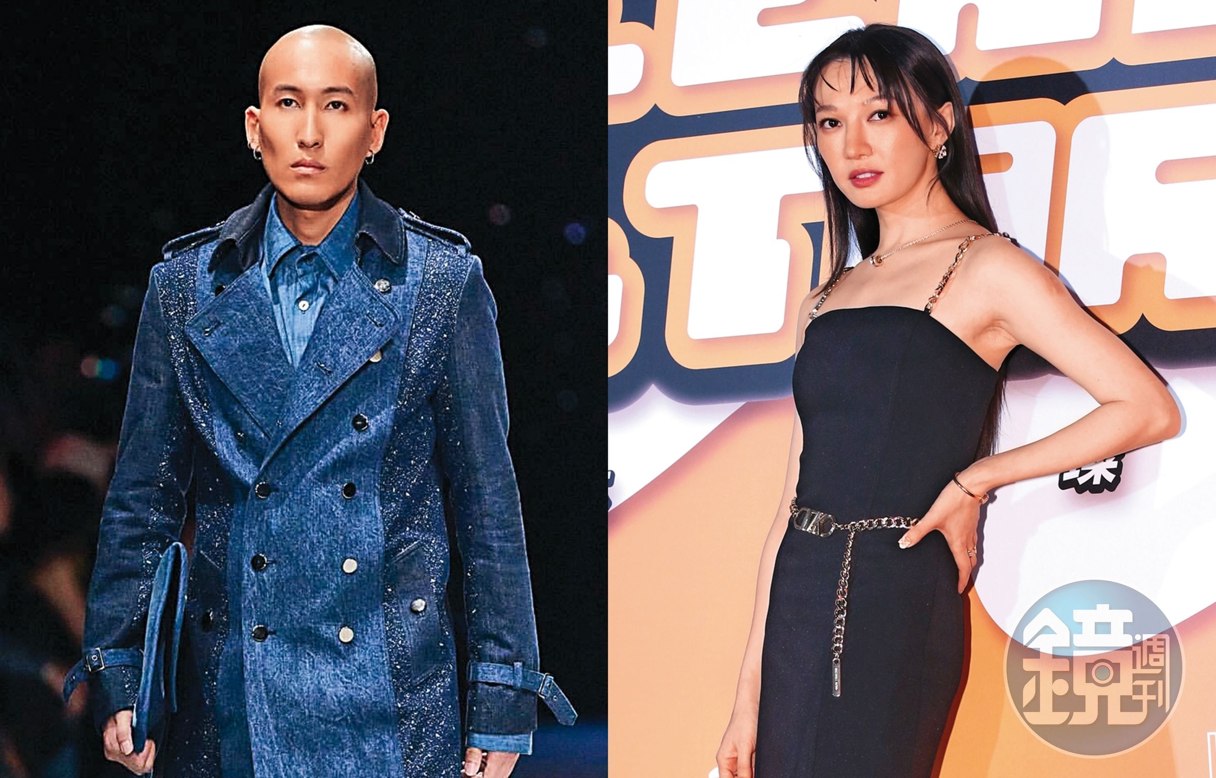 去年第12屆伊林璀璨之星決賽盛典有李杏出席,她與温昇豪因為是同門,所以有著照顧之情;劉珞亦(左)曾受邀過參與時裝秀的走秀環節;他曾有「東吳第一帥」的封號。(翻攝自劉珞亦IG)