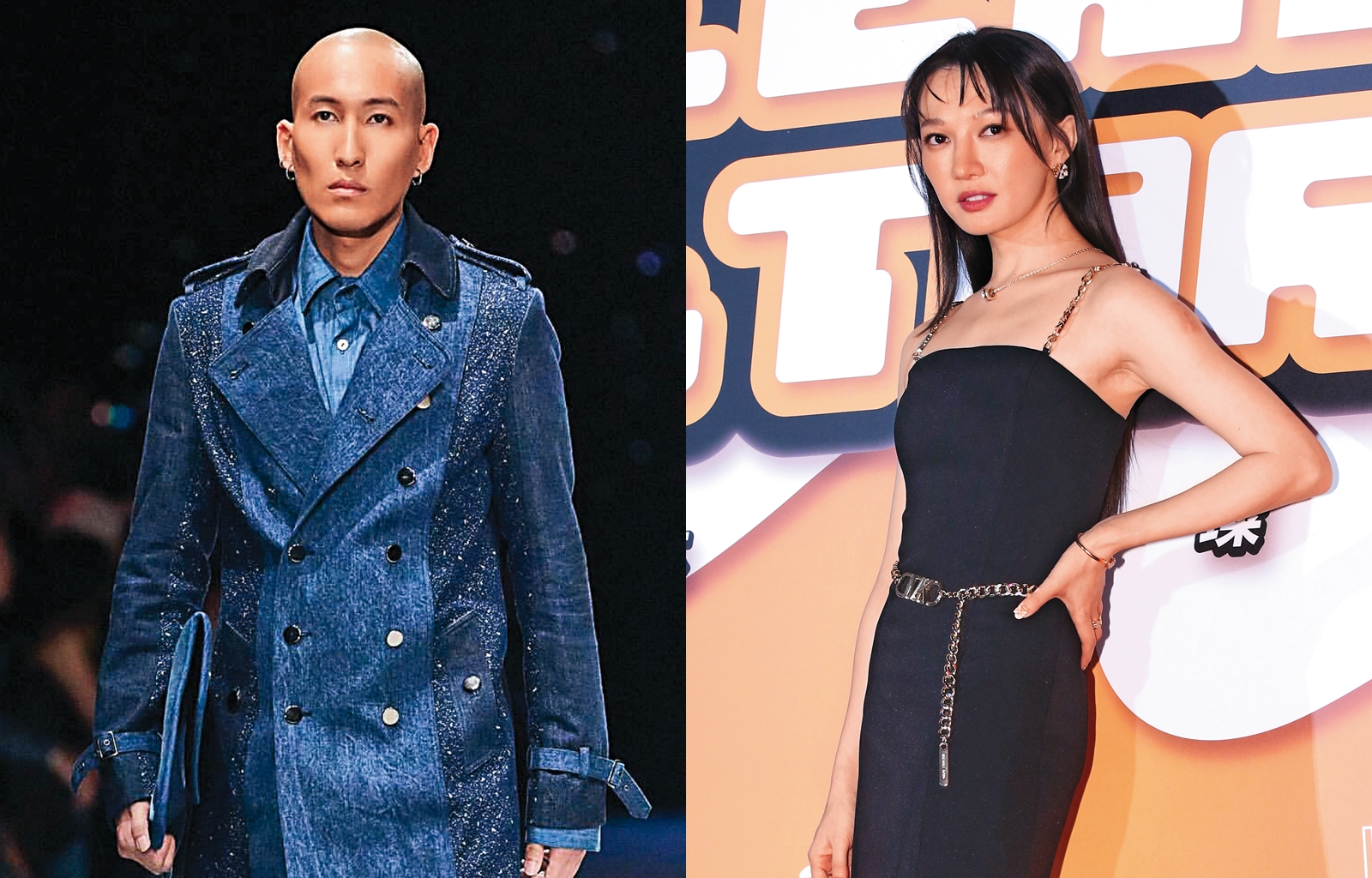 去年第12屆伊林璀璨之星決賽盛典有李杏出席，她與温昇豪因為是同門，所以有著照顧之情；劉珞亦（左）曾受邀過參與時裝秀的走秀環節；他曾有「東吳第一帥」的封號。（翻攝自劉珞亦IG）