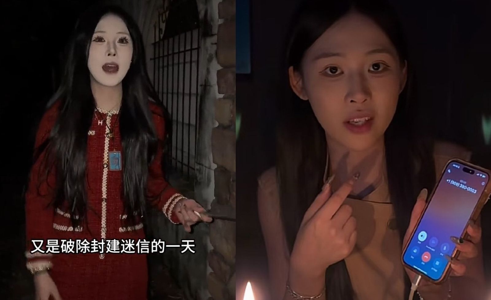 砸神像靈異女網紅車禍慘死 生前最後影片打「鬧鬼電話」驚現詭異男笑聲