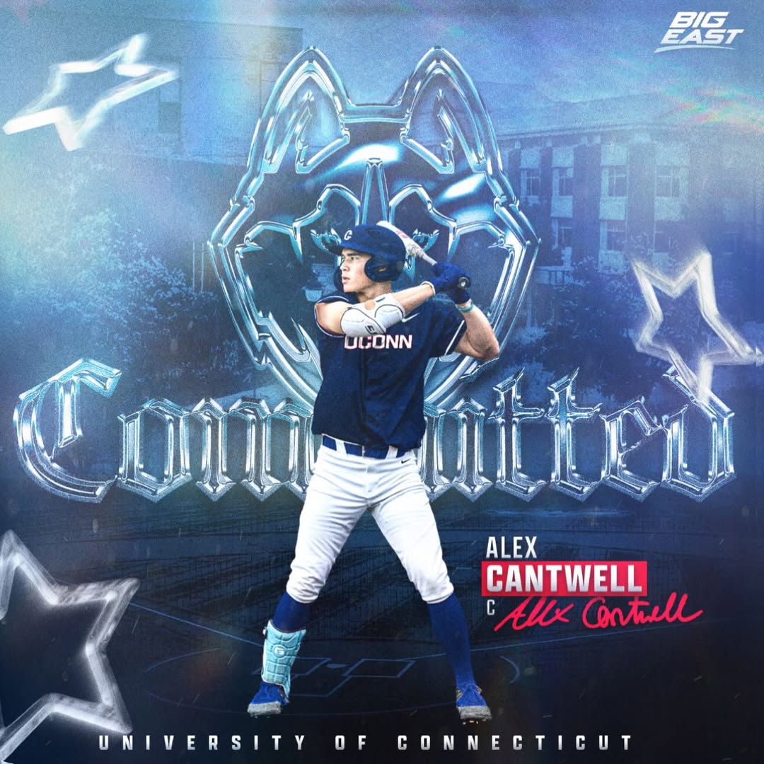 康威爾目前就讀康乃狄克大學。(翻攝自Instagram @alexcantwell5)
