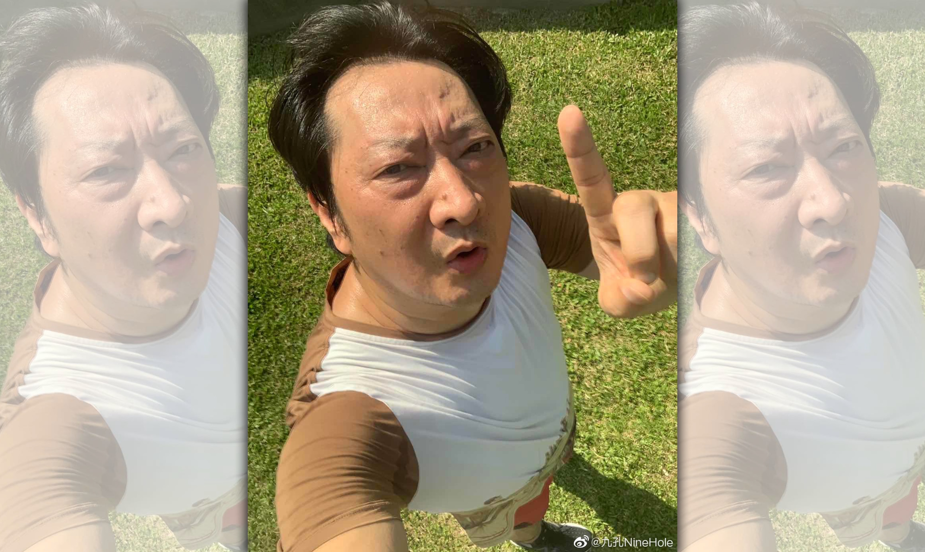 九孔在金山買兩千坪的地打造退休家園。（翻攝九孔微博）