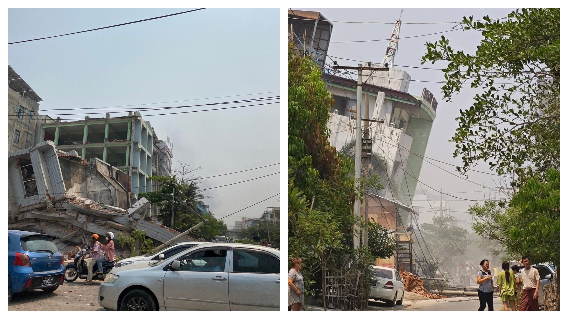 緬甸強震，引發台灣民眾憂心；地震險雖是政策性保險，但全台投保率不到4成。（緬甸台商提供）