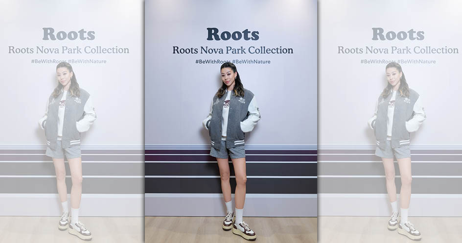 蔡詩芸出席服飾品牌活動。（ROOTS提供）