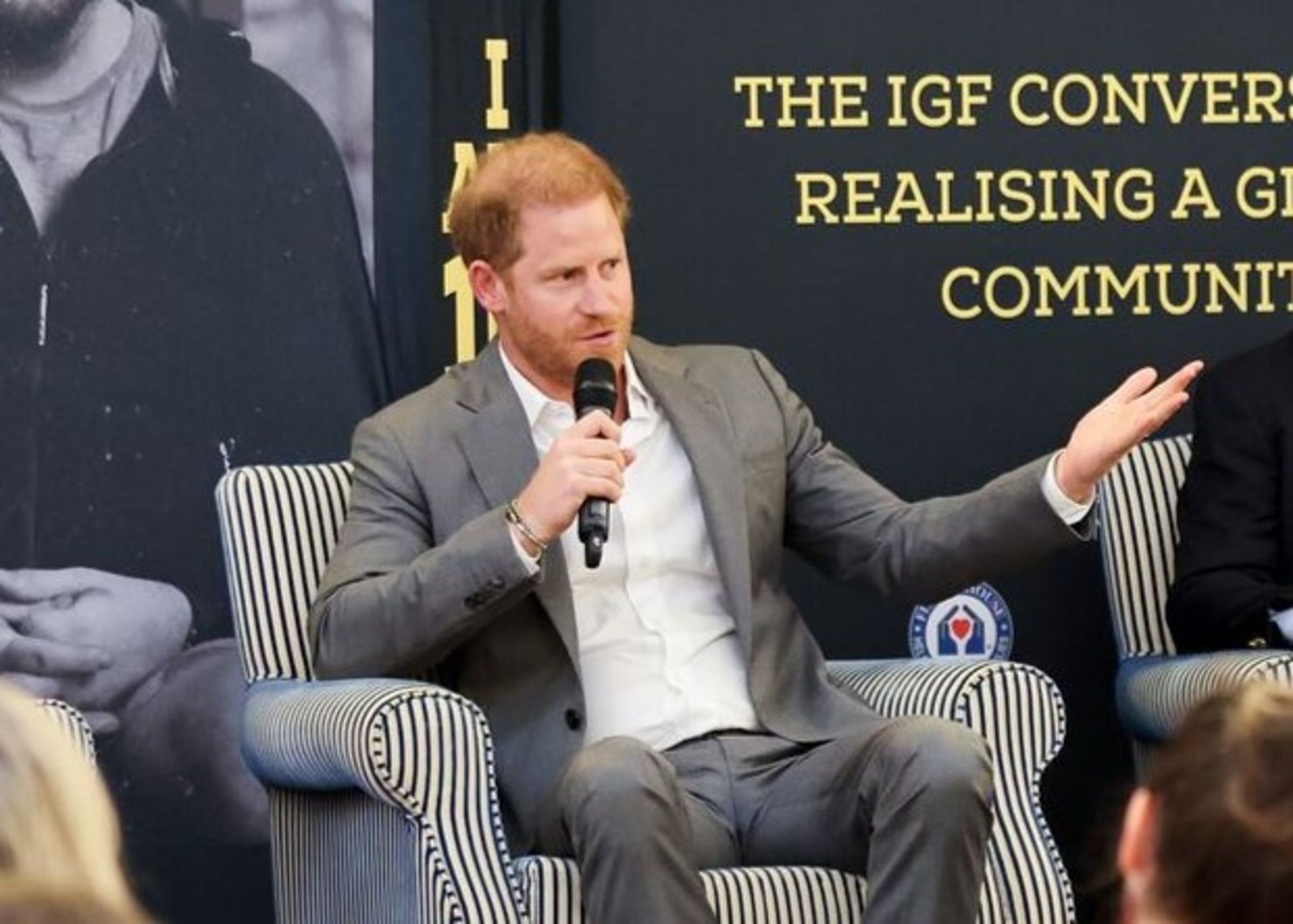 哈利王子昨出席「永不屈服運動會」活動。(翻攝The Invictus Games Foundation臉書)