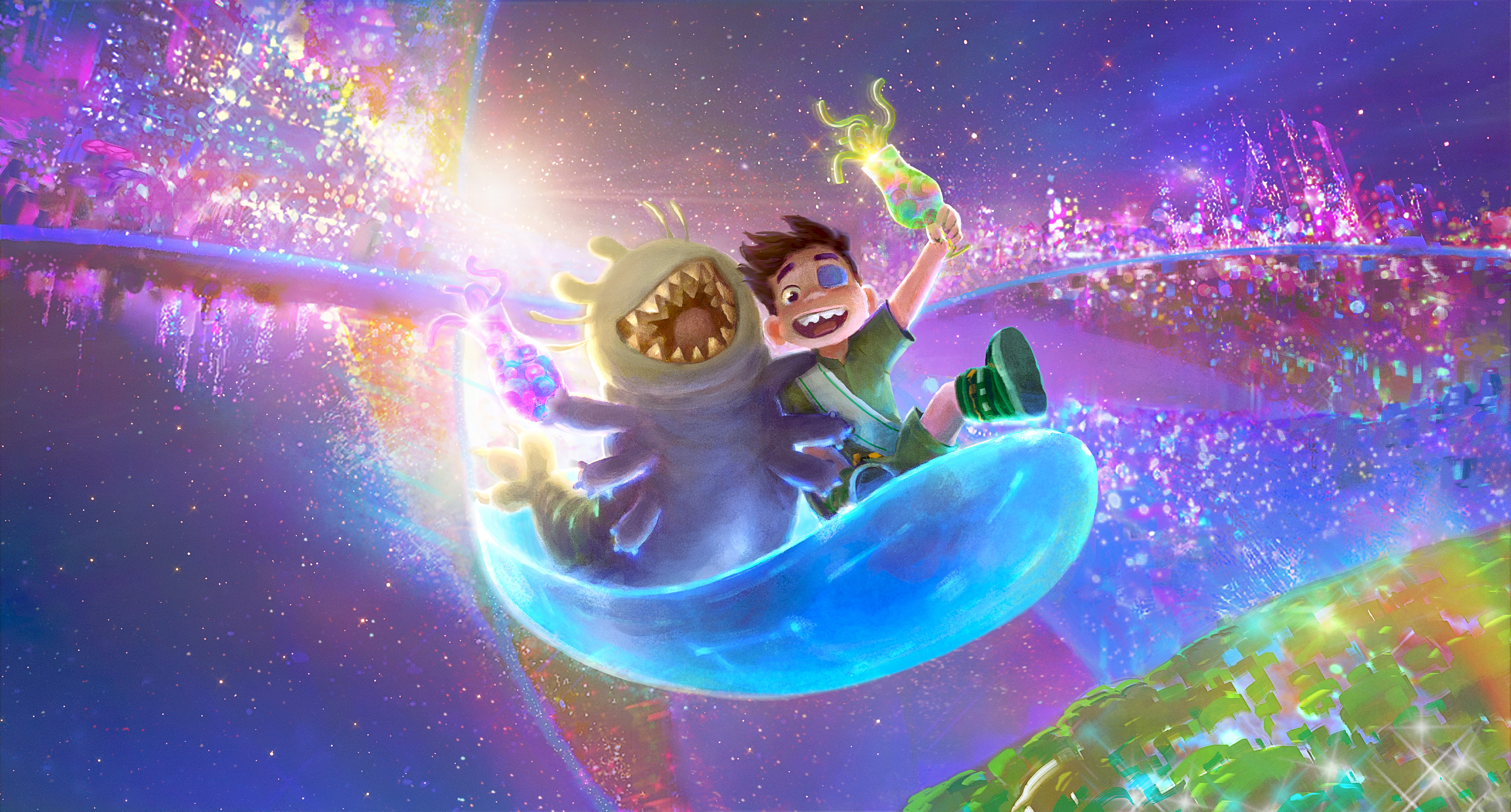 迪士尼2025年推出的動畫《艾立歐:第三星公關》。(迪士尼提供)