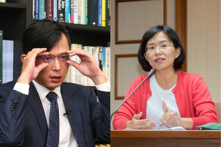 蘇巧慧（右）及黃國昌（左）雙雙出席新北市舉辦的母親節活動，被認為是在為2026地方首長選舉做準備。