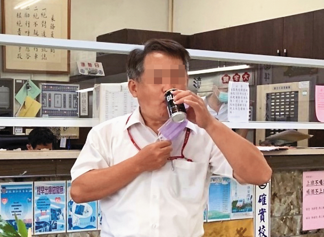 彭姓副段長（圖）被控與下屬同流合汙Ａ獎金，讓基層司機員炸鍋。（讀者提供）