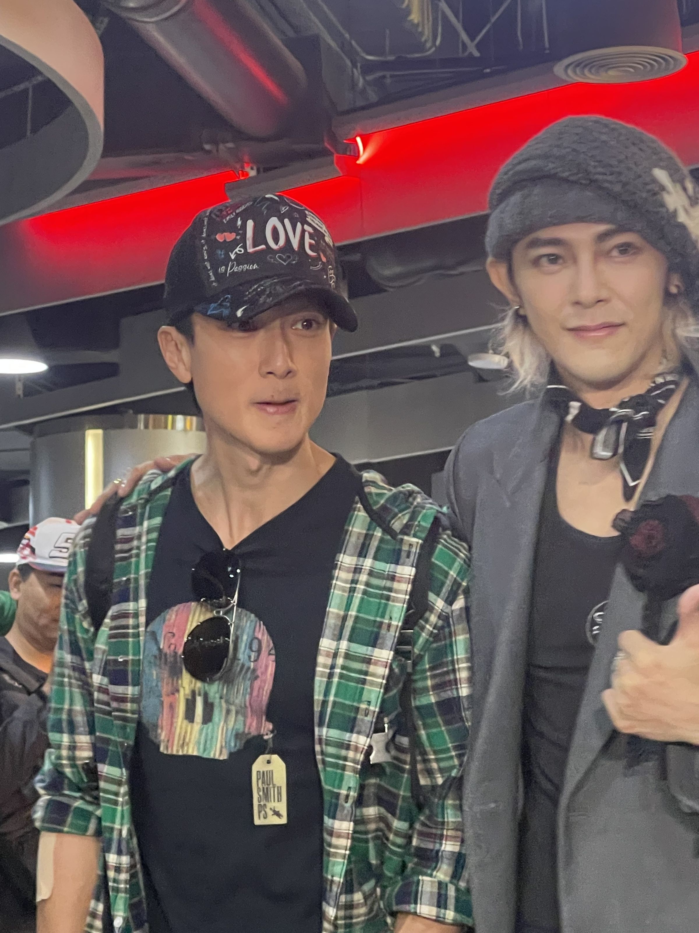 好久不見的吳尊與汪東城合體。(讀者提供)