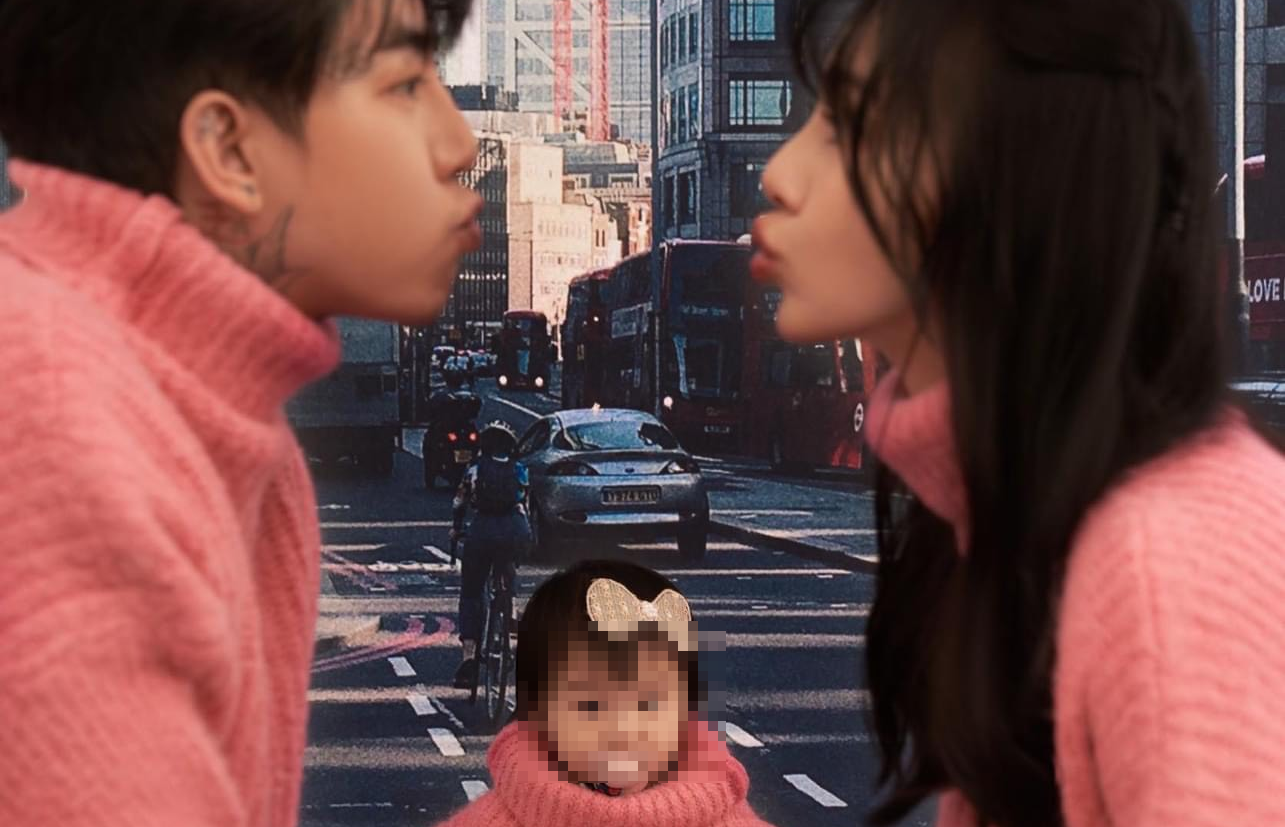 謝和弦與陳湘妮（莉婭）結婚後，去年迎來寶貝女兒謝音悅。（翻攝自謝和弦臉書）