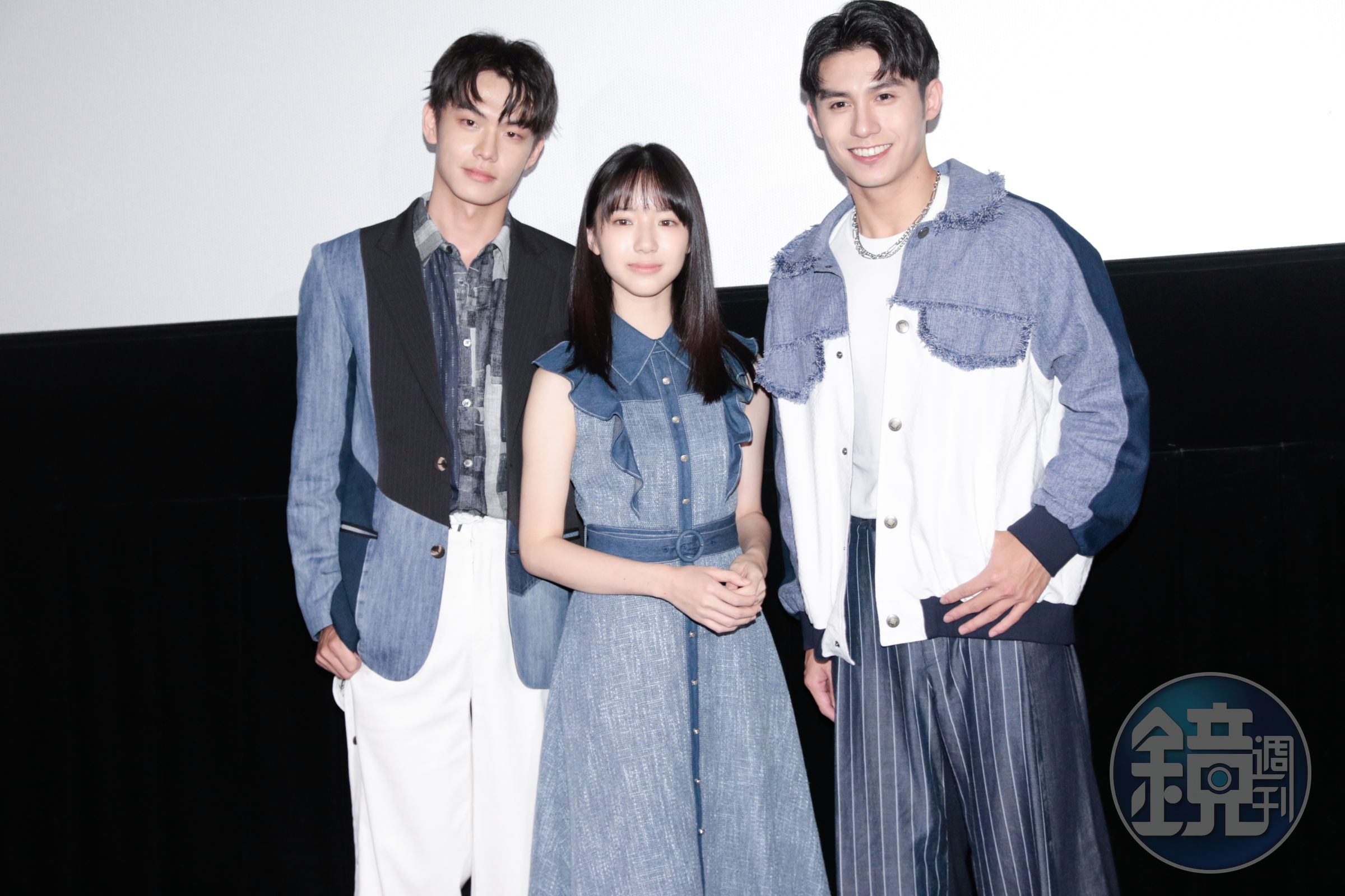 新生代演員邱勝揚YY(左起(、朱勻甄、徐祥竣在《成名在望》飾演高中同學。