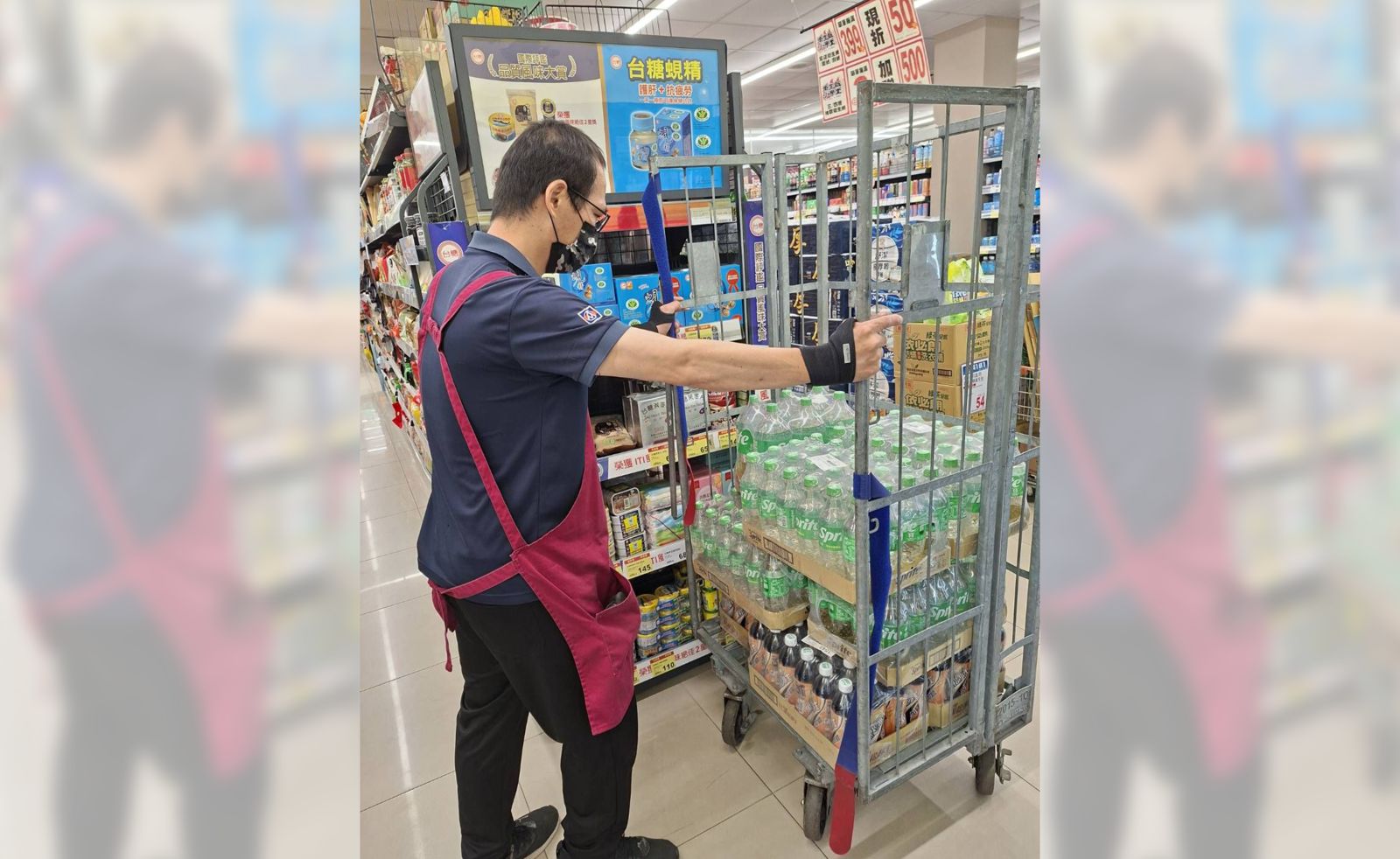門市擁有近三成青壯世代員工，長期推動高齡友善職場，實施「員工健康關懷計畫」，希望打造可持續的人才發展環境。（全聯提供）